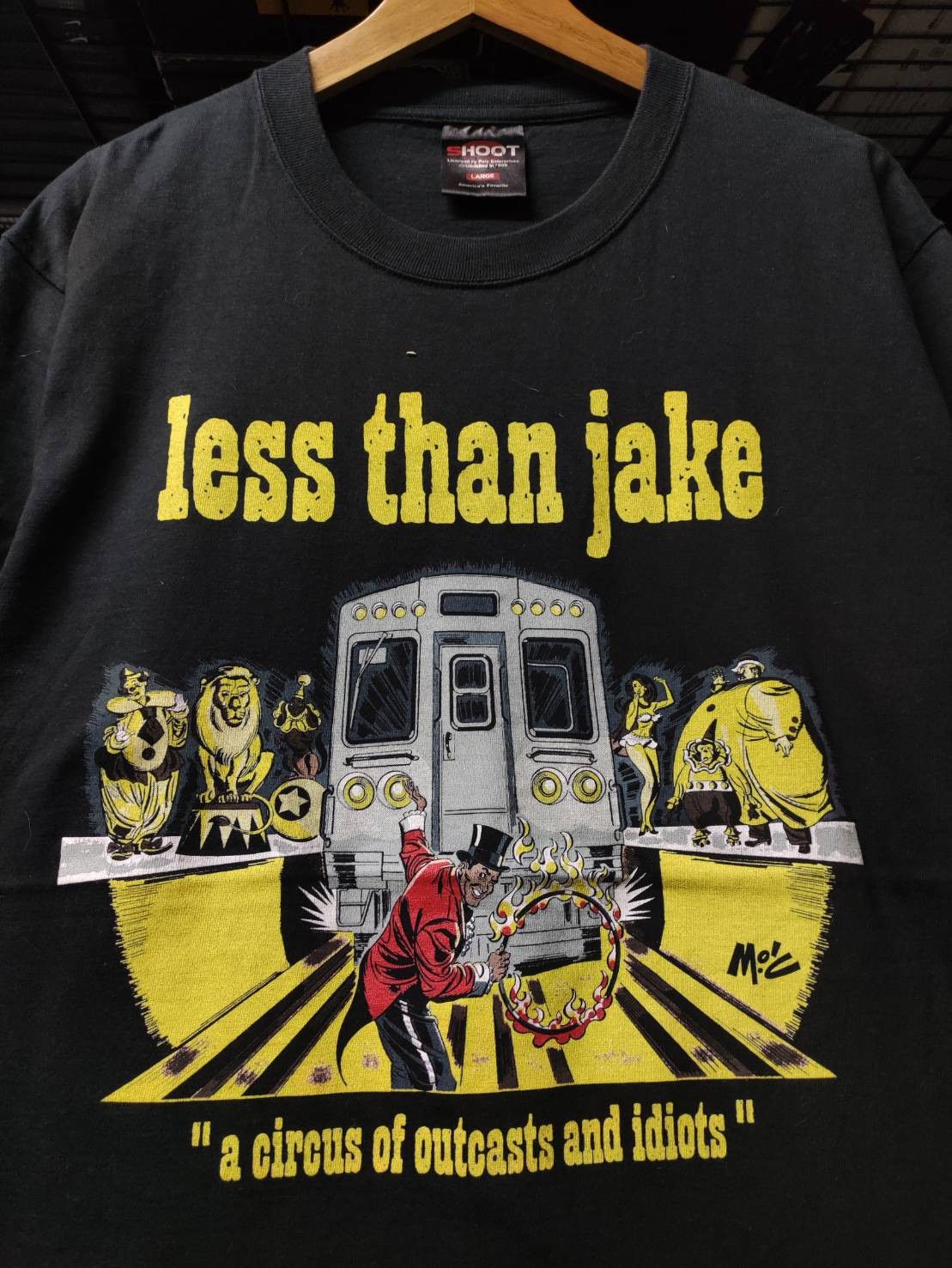Band Tees Vtg 00's Less Than Jake A Circus of Idiots and Outcasts Tour Size US L / EU 52-54 / 3 - 1 Thumbnail