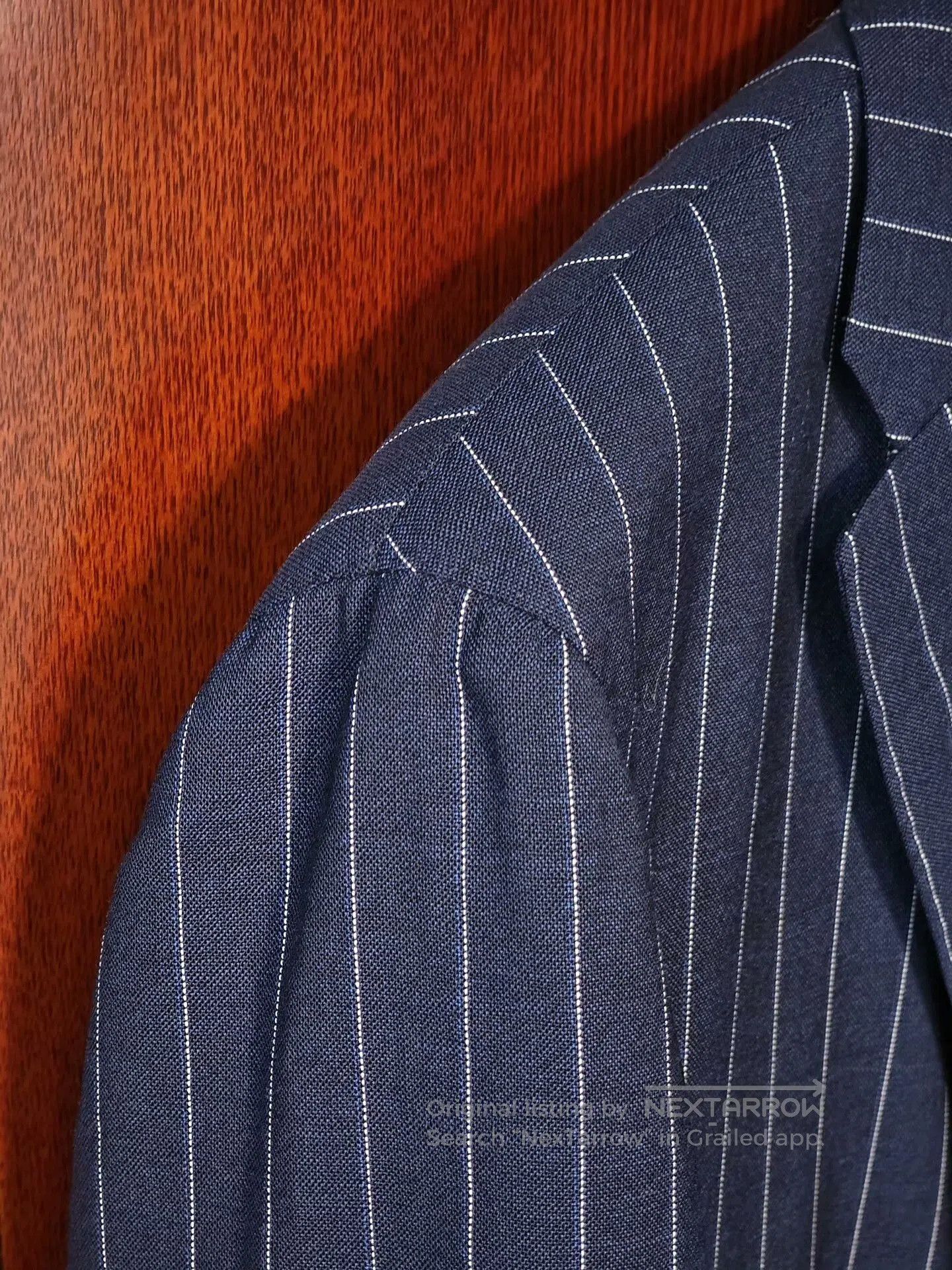 Japanese Brand Custom Angelico Wool Linen Suit. Size US L / EU 52-54 / 3 - 3 Thumbnail