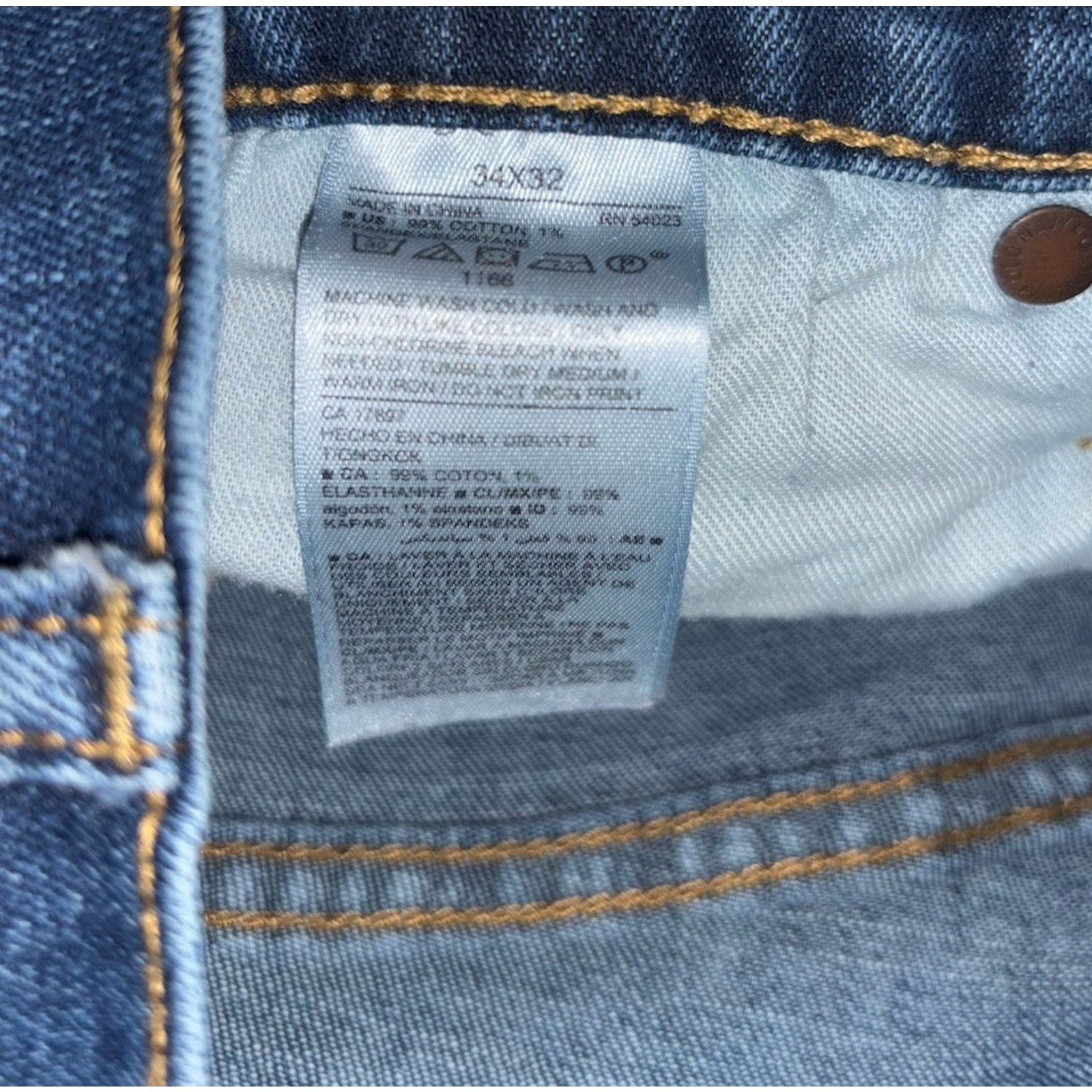 Old Navy Old Navy Bootcut Blue Jeans 34x32 Men’s EUC Size US 34 / EU 50 - 6 Thumbnail