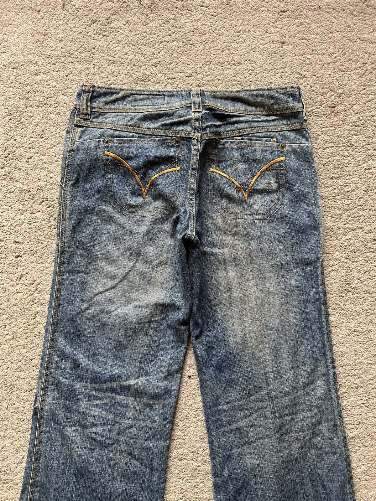 Japanese Brand 2000s LAUTREAMONT vintage Flare Jeans Size US 30 / EU 46 - 11 Thumbnail