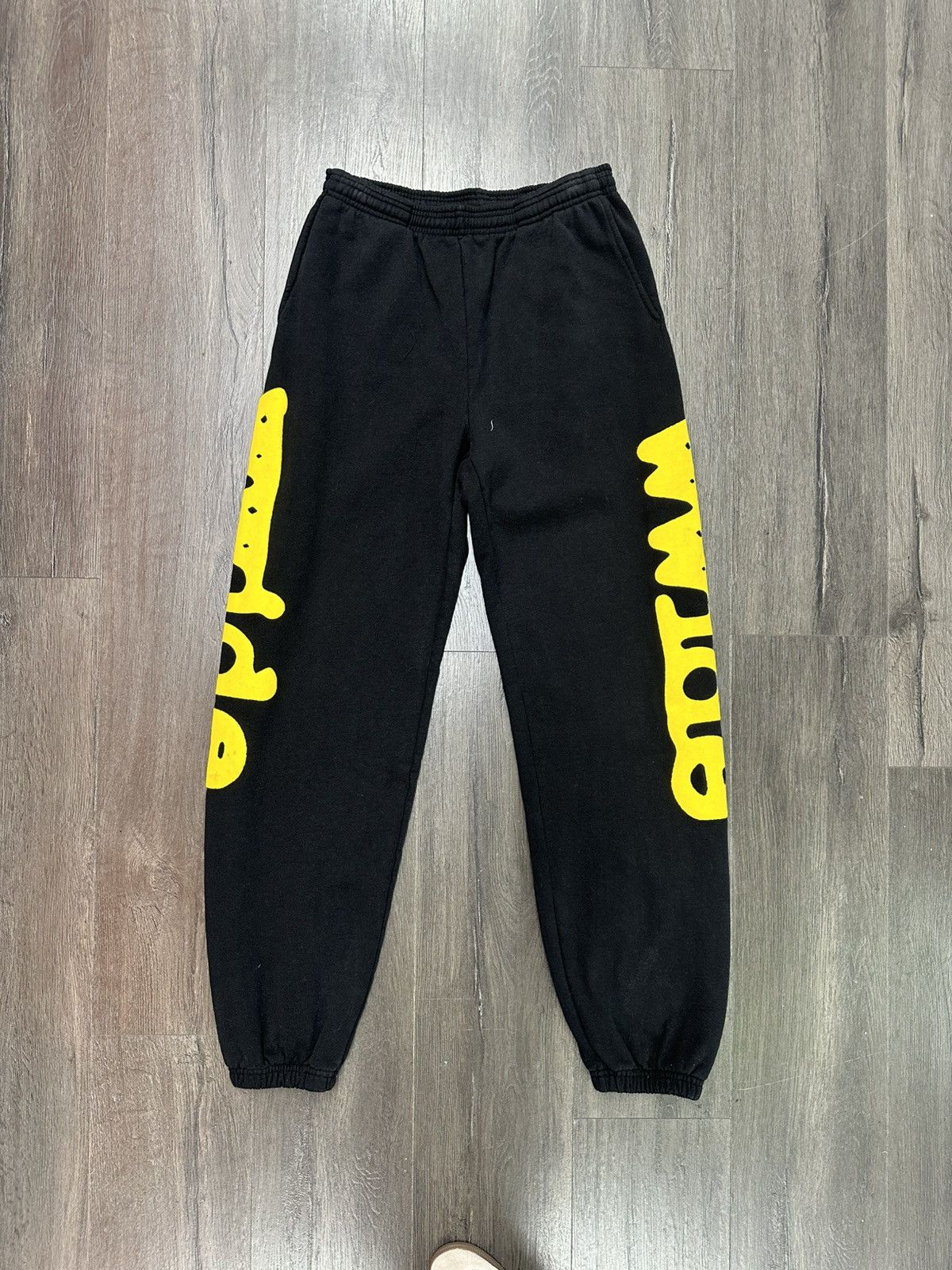 Sp5der Sp5der "Black/Yellow Beluga" Sweatpants size M Size US 32 / EU 48 - 1 Thumbnail