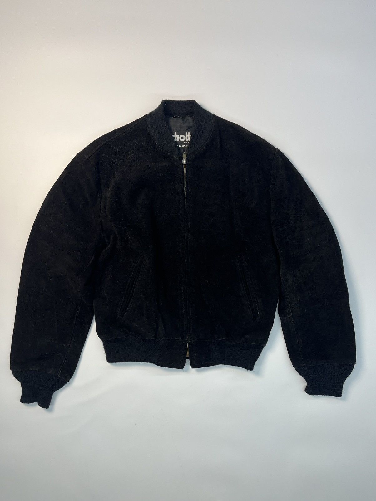 Schott Schott NYC 90's Suede Bomber Jacket Size US M / EU 48-50 / 2 - 7 Thumbnail