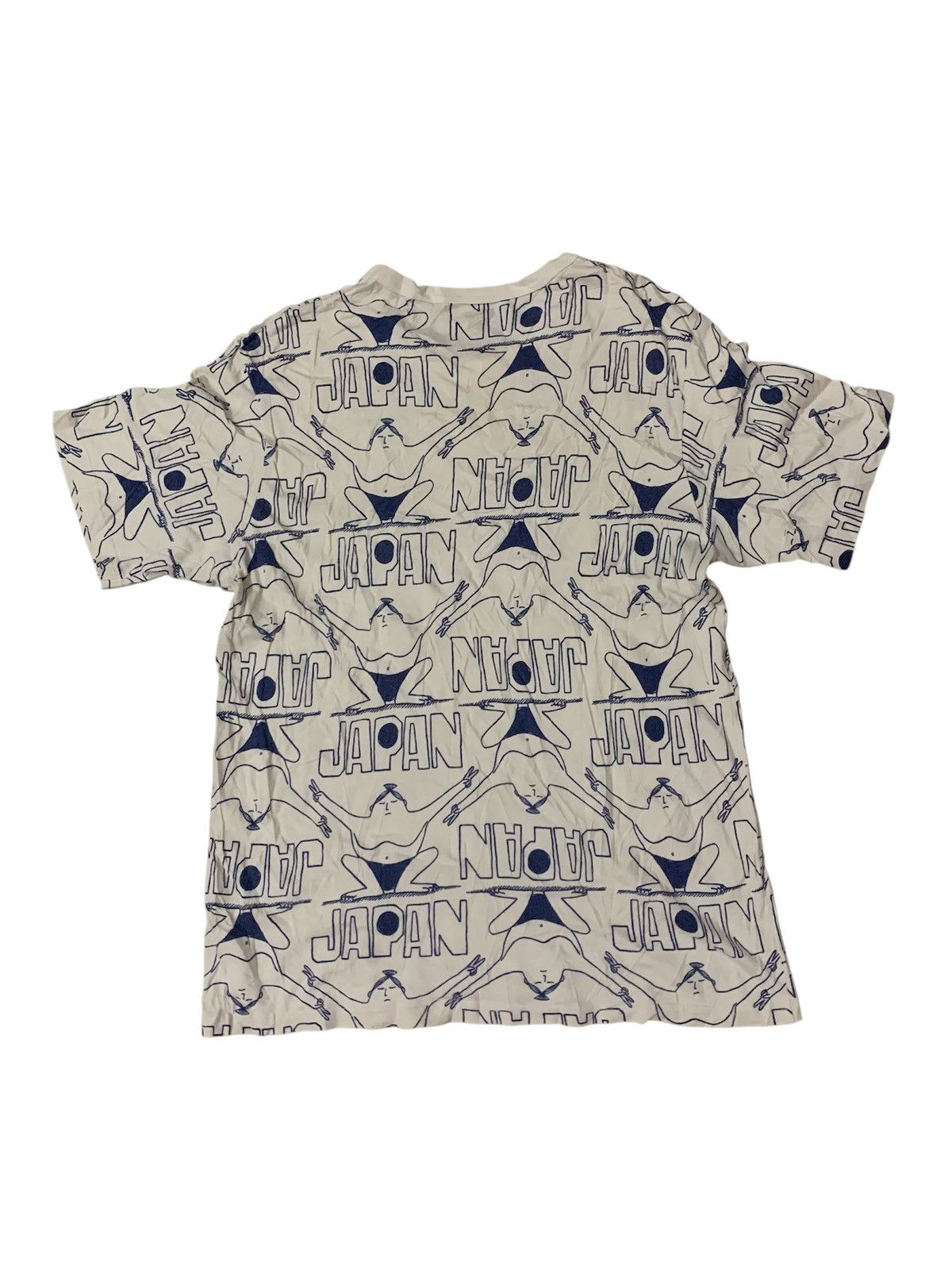 Uniqlo Uniqlo X Nippon Omiyage Sumo Monogram Printed Tee Size US M / EU 48-50 / 2 - 2 Thumbnail