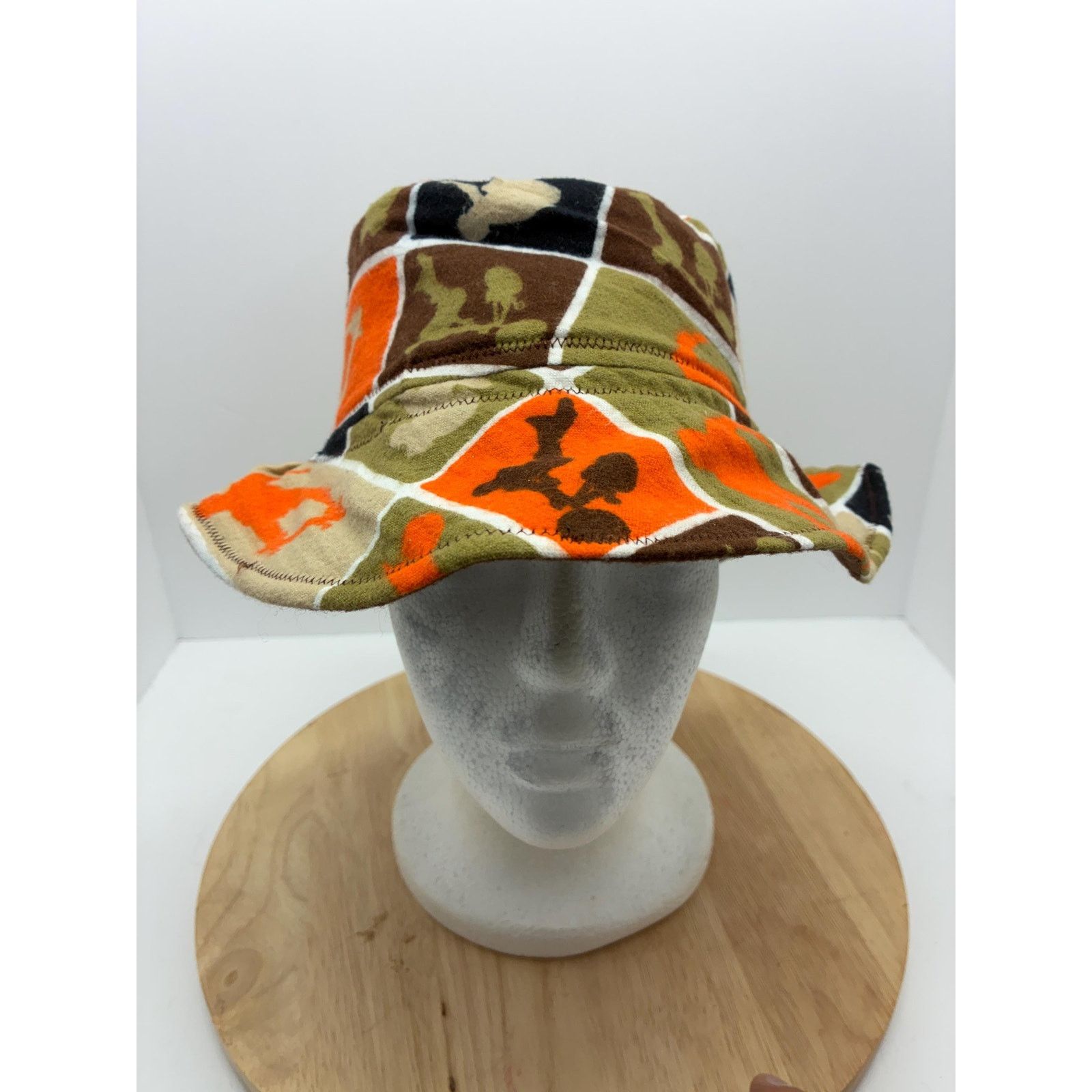 Other Upcycled Skater Patchwork Print Bucket Hat – Small – Felt Size ONE SIZE - 11 Thumbnail