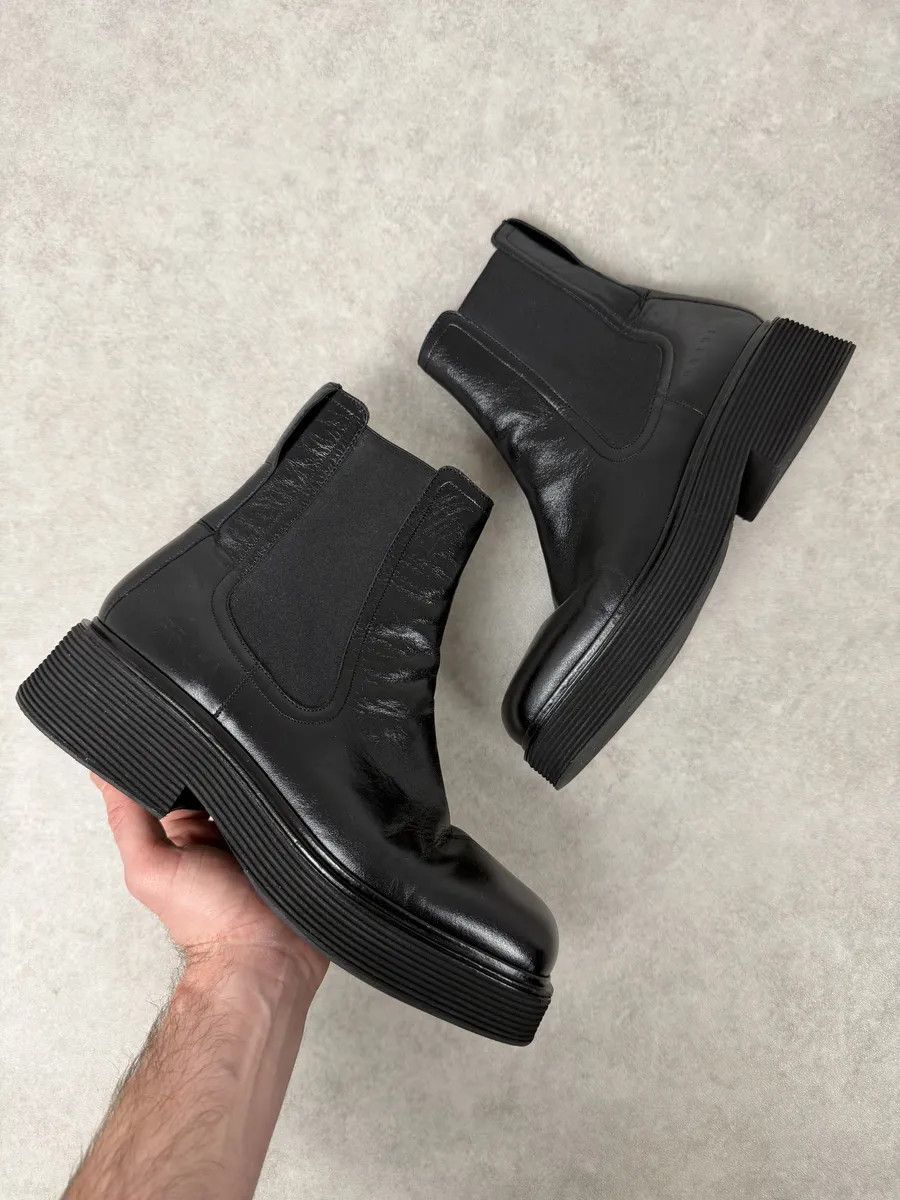 Marni Black Premium Leather Boots