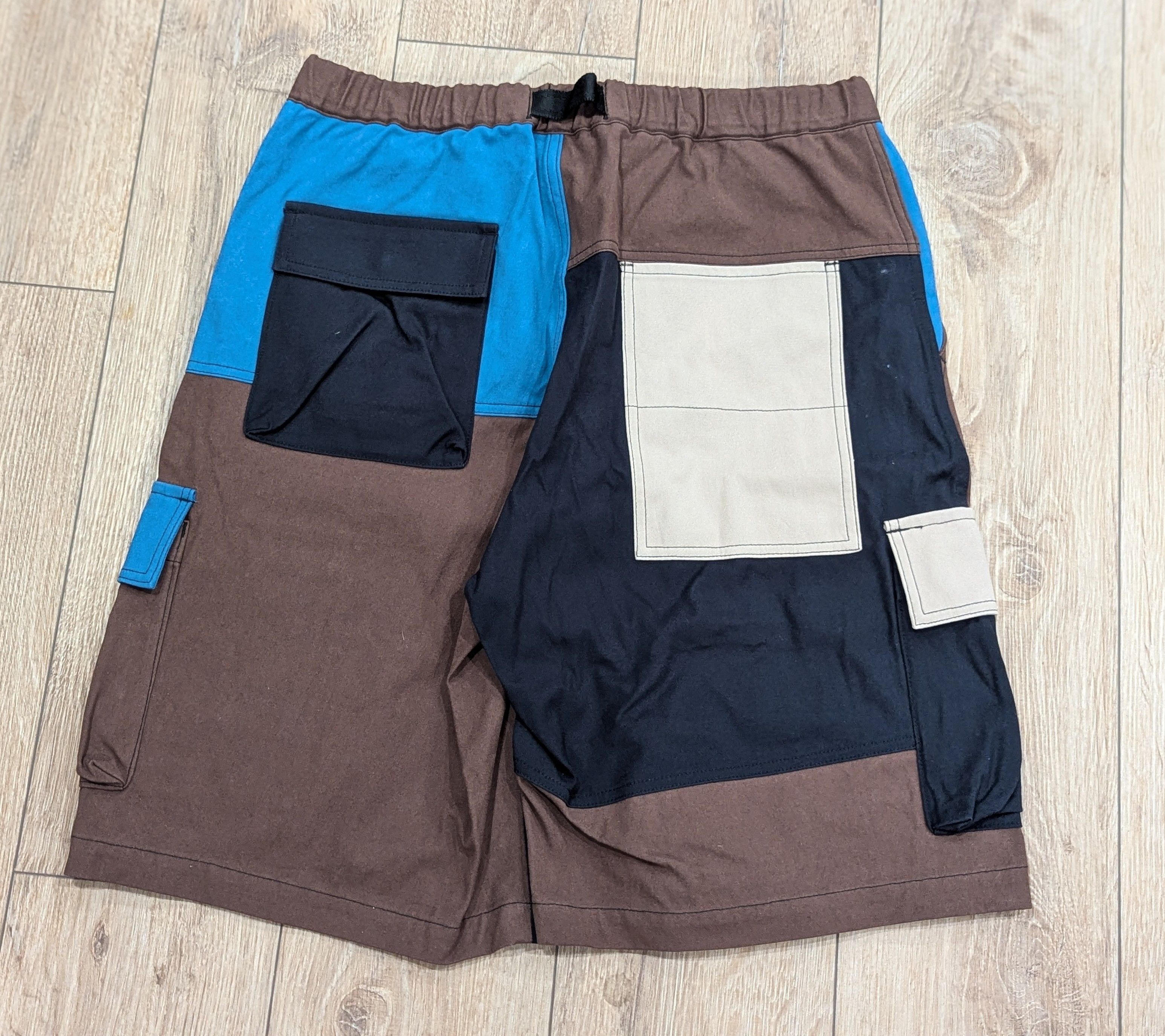 Ambush Design AMBUSH Pannelled Cotton Shorts Brown Large Size US 34 / EU 50 - 4 Thumbnail