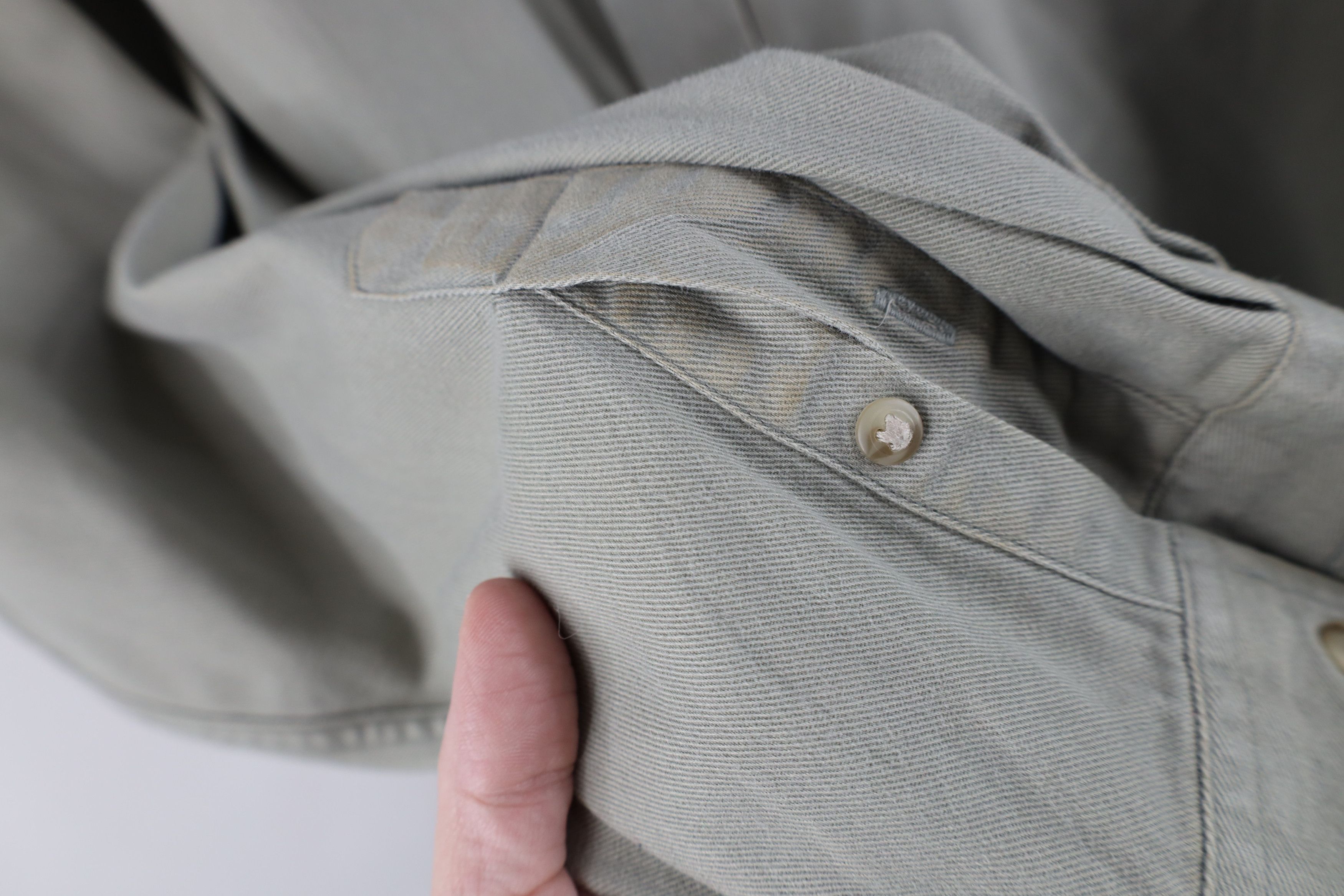 Vintage Vintage 90s Team USA Hockey Button Down Shirt Green Size US L / EU 52-54 / 3 - 7 Thumbnail