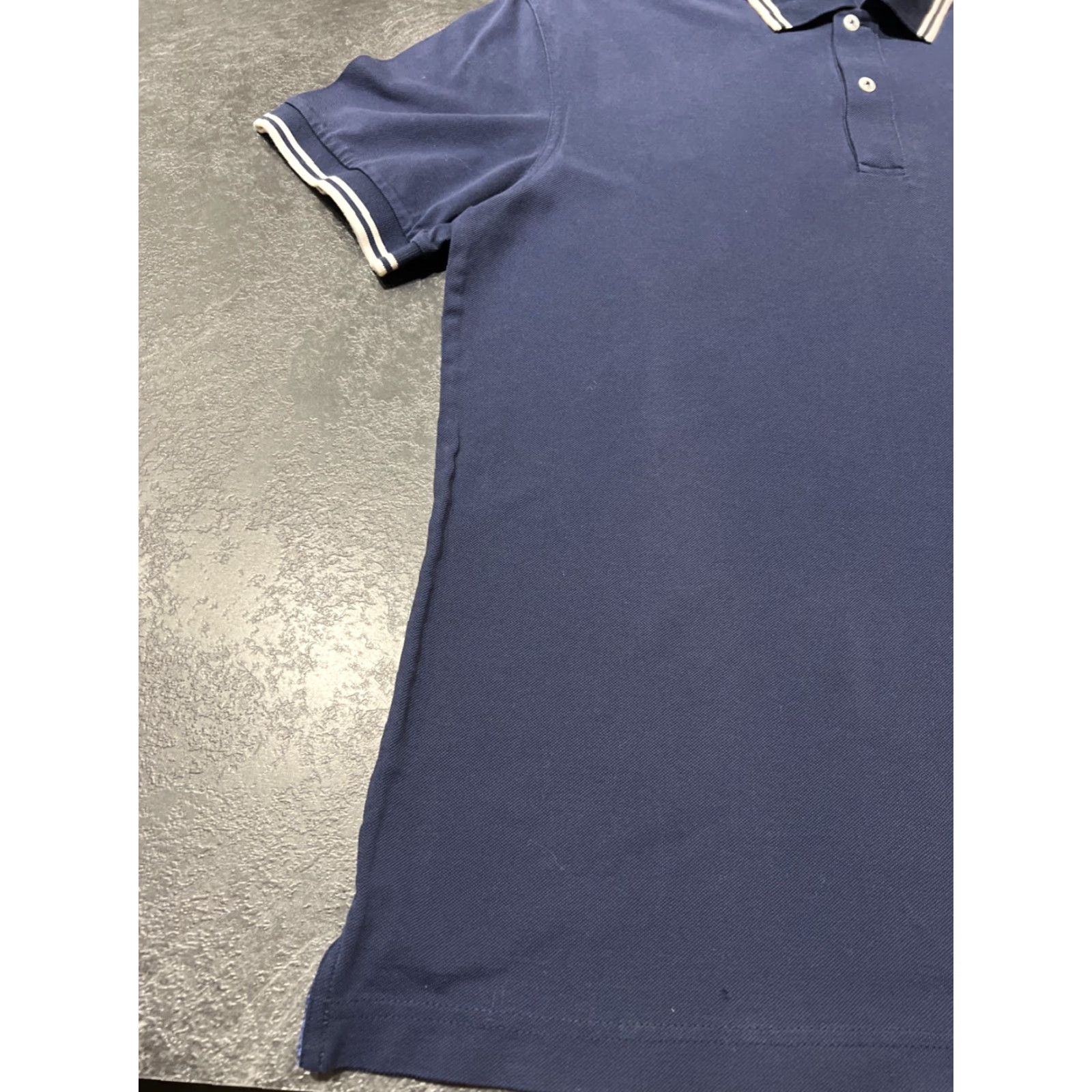 Southern Tide Southern Tide Polo Shirt Men’s Large Navy Blue White Stripe Golf Activewear Size US L / EU 52-54 / 3 - 6 Thumbnail