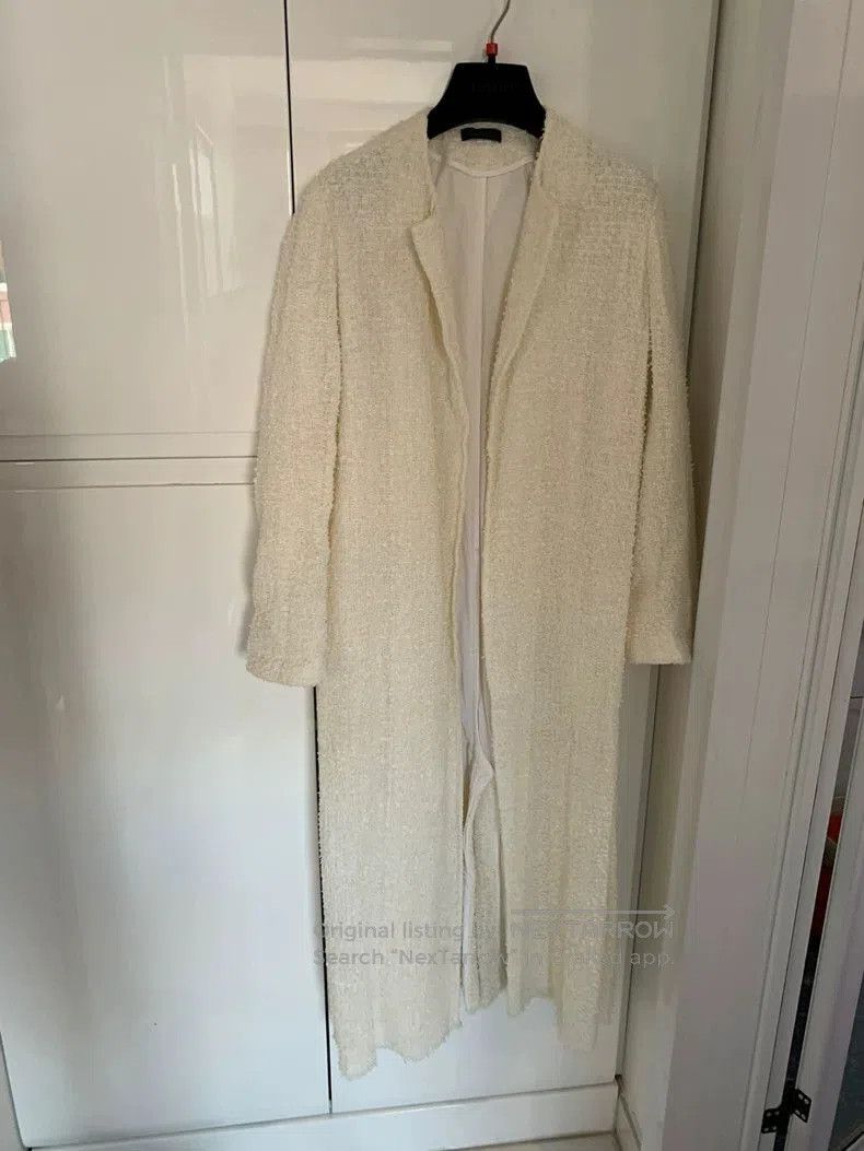 The Row THE ROW L White Long Coat. Size US L / EU 52-54 / 3 - 2 Thumbnail