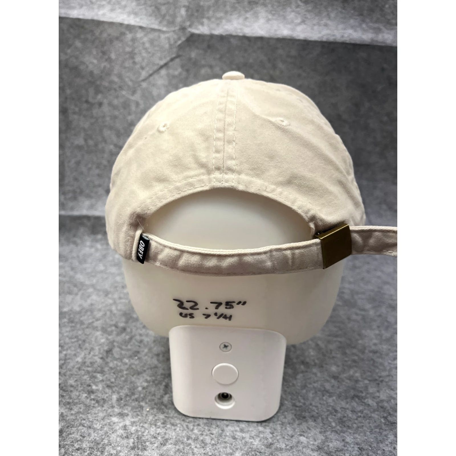 Obey OBEY Baseball Cap Adjustable Adult One Size Ivory Cotton Twill Aloha Beach Unisex Size ONE SIZE - 6 Thumbnail