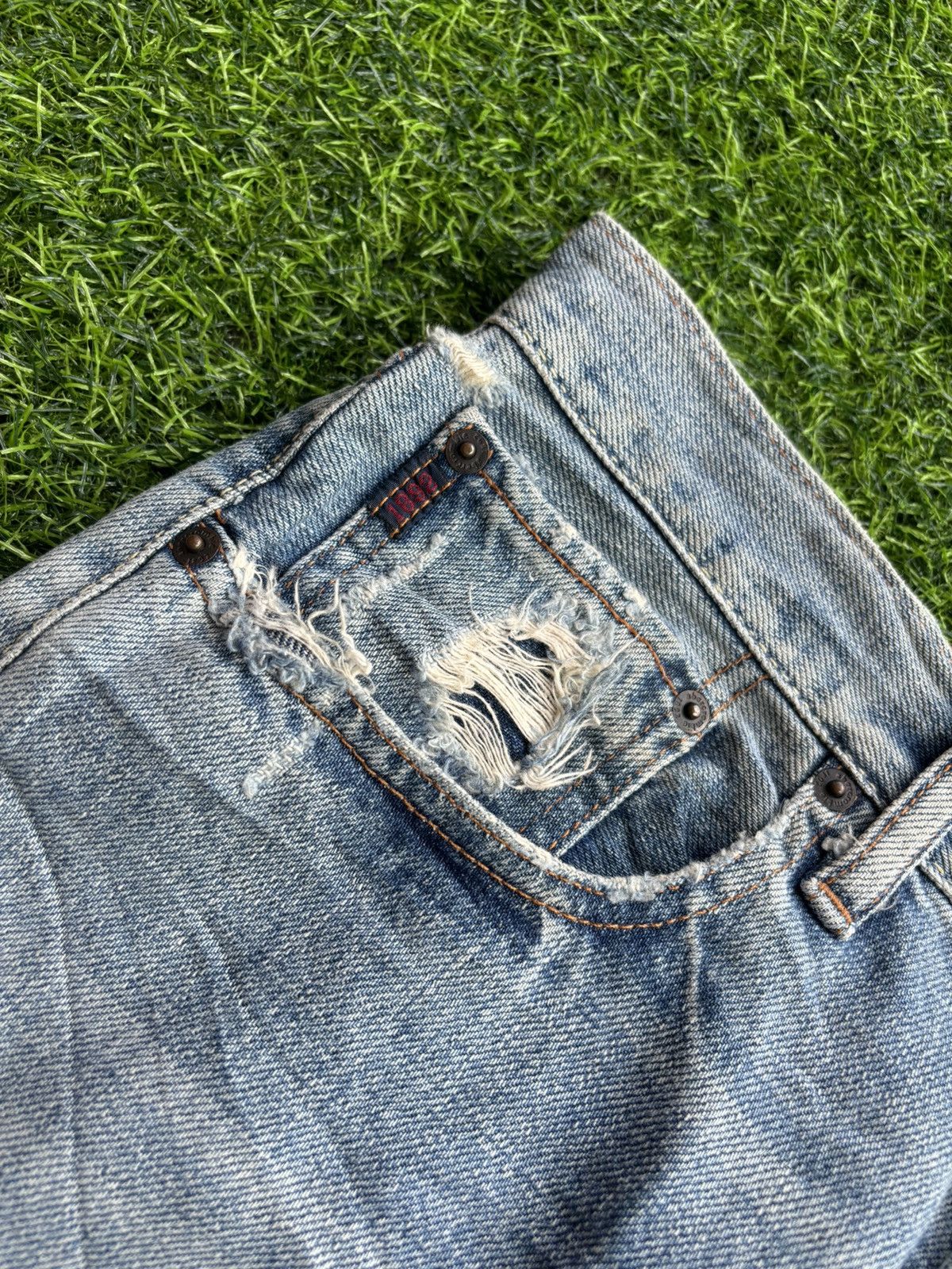 Hysteric Glamour Bootcut Abercrombie Distressed Denim Ifsixwasnine Style Size US 31 - 9 Thumbnail