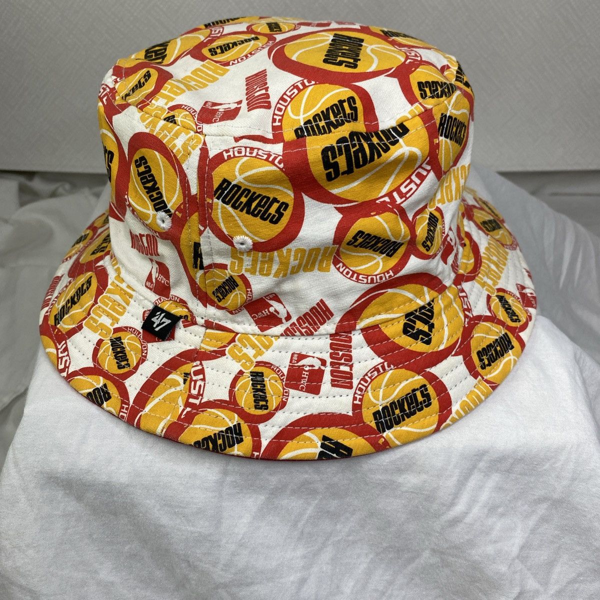 Other Houston Rockets NBA Bucket Hat 47 Brand Fan Rare Sz S/M EUC Size ONE SIZE - 3 Thumbnail