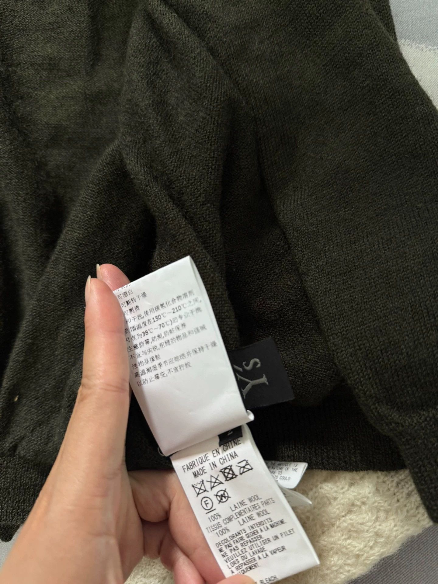 Y's Y's color blocked knit short jacket Size XS / US 0-2 / IT 36-38 - 5 Thumbnail