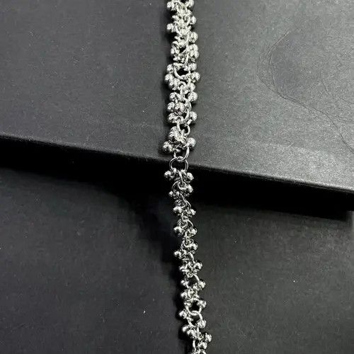 Jewelry Triple Layered Silver Wallet Chain Size ONE SIZE - 5 Thumbnail