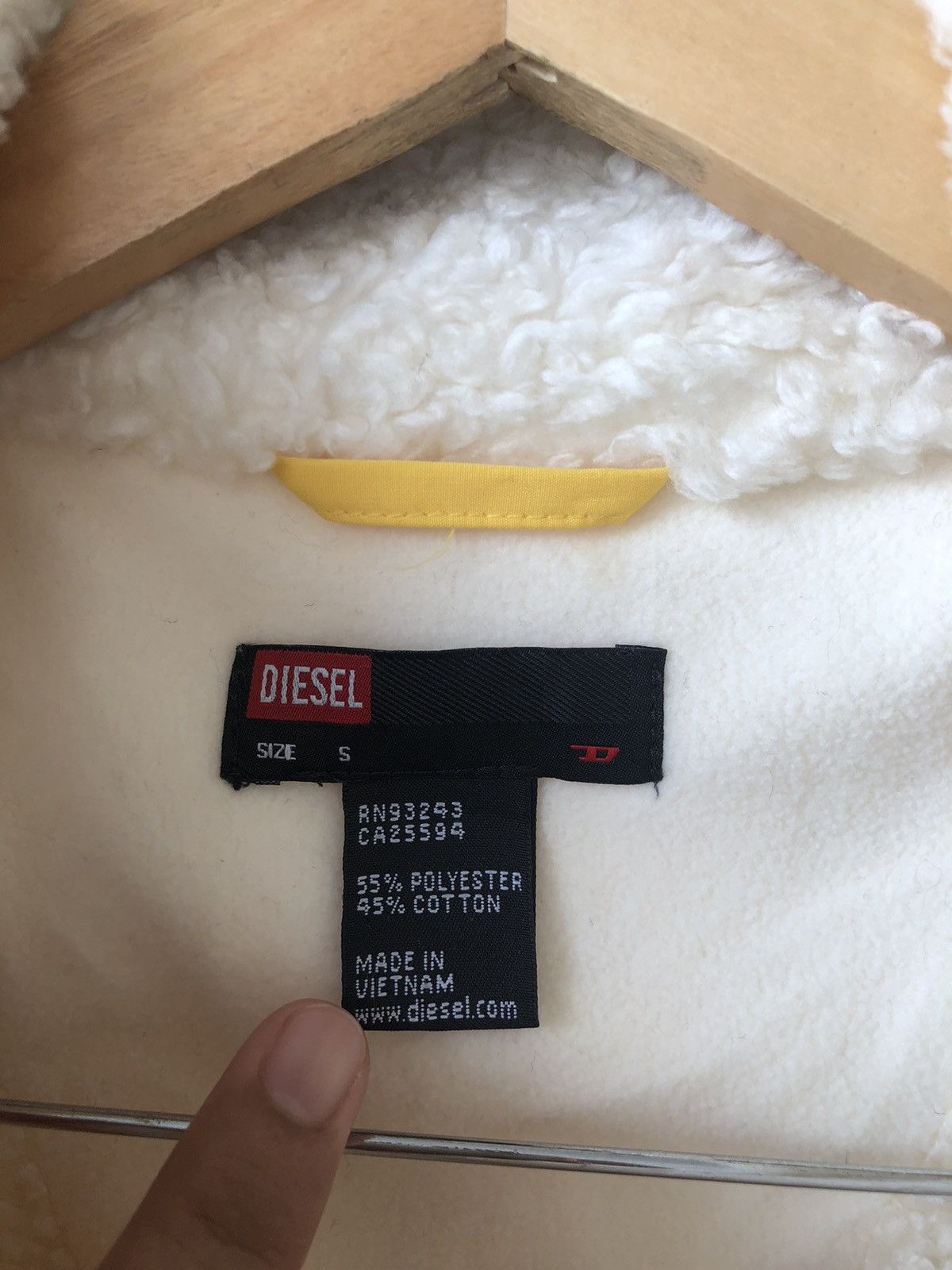 Diesel Nice❗️Diesel Inner Fleece Vest Jacket Size S / US 4 / IT 40 - 8 Thumbnail
