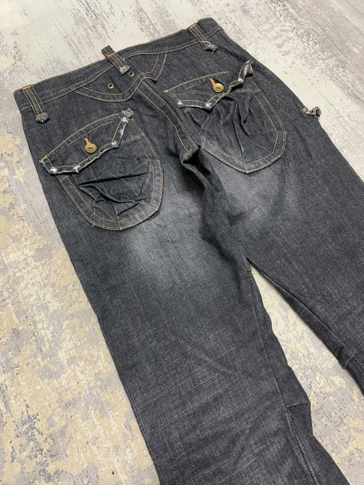 Edwin Edwin 505 ifsixwasnine Style Cargo Flared Jeans W31x30 Size US 31 - 10 Thumbnail