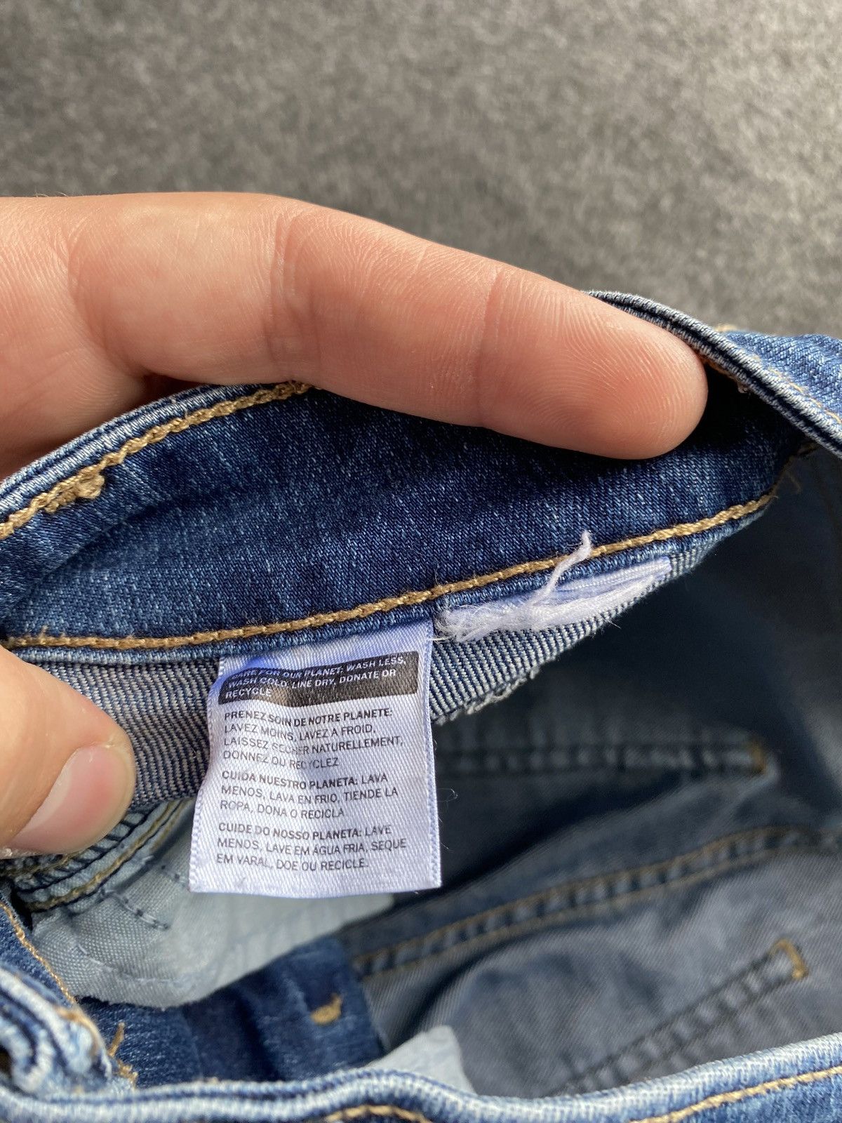 Levi's 🔥Levis 726 Flare Womens blue jeans 28 sz goth emo alt Size 28" / US 6 / IT 42 - 5 Thumbnail