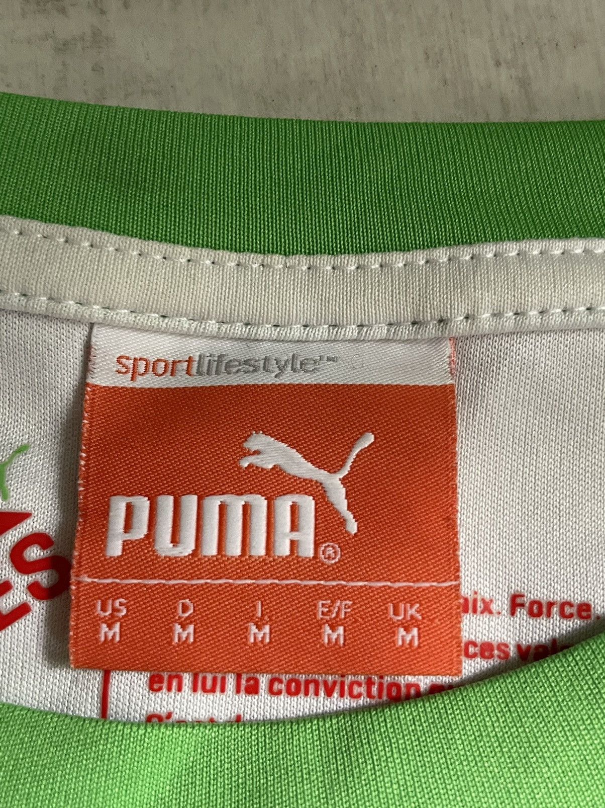 Puma × Vintage Vintage Puma Algeria 2014/2015 Home Football Shirt Jersey Size US M / EU 48-50 / 2 - 9 Thumbnail