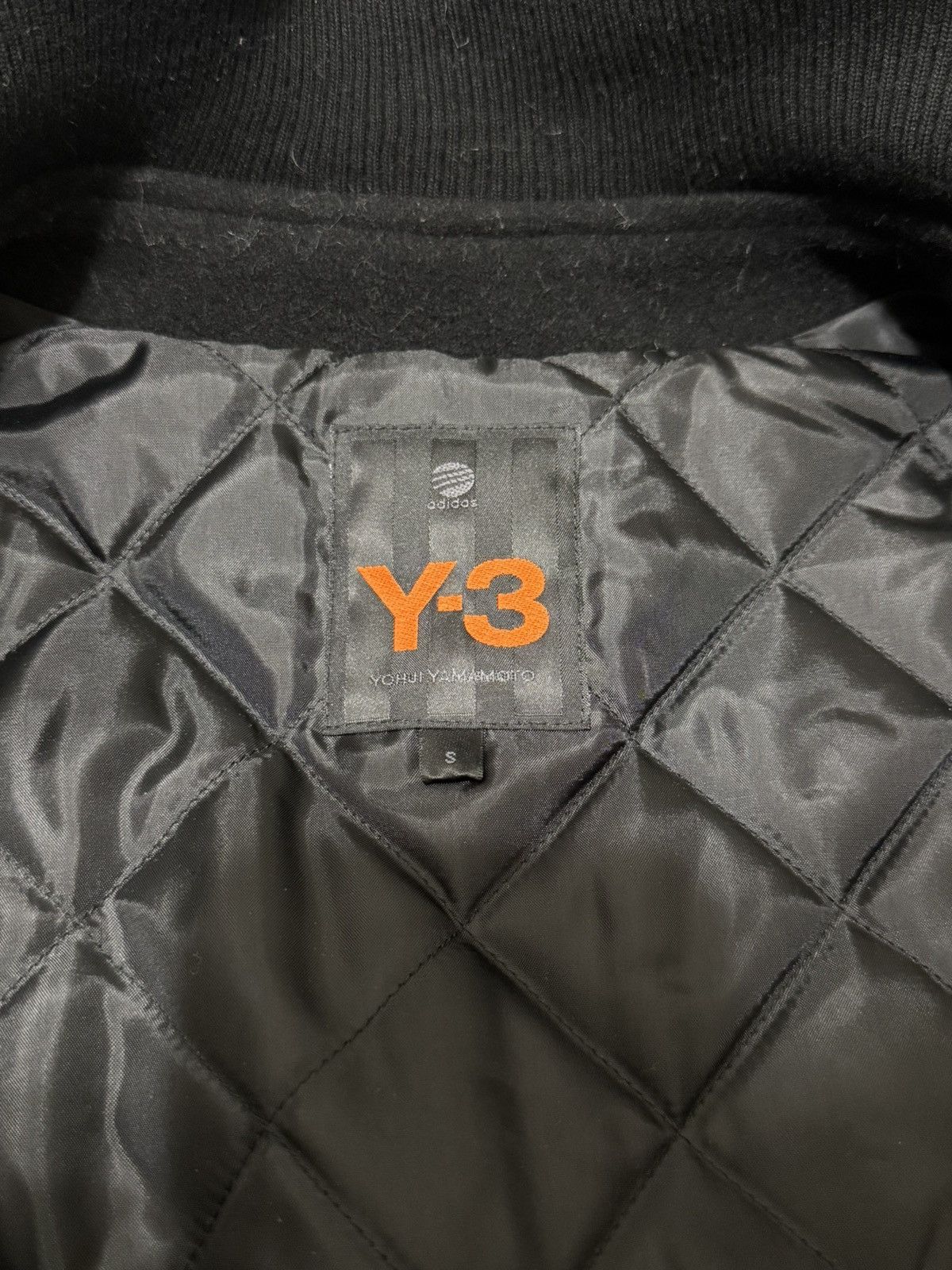 Yohji Yamamoto Vintage Y-3 wool leather varsity bomber jacket Size US S / EU 44-46 / 1 - 4 Thumbnail