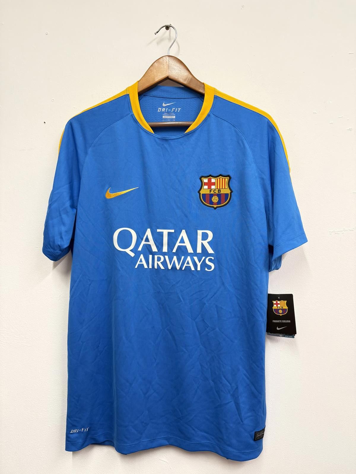 Nike Nike FC Barcelona Men's Football Jersey XL Blue Yellow Size US XL / EU 56 / 4 - 1 Thumbnail