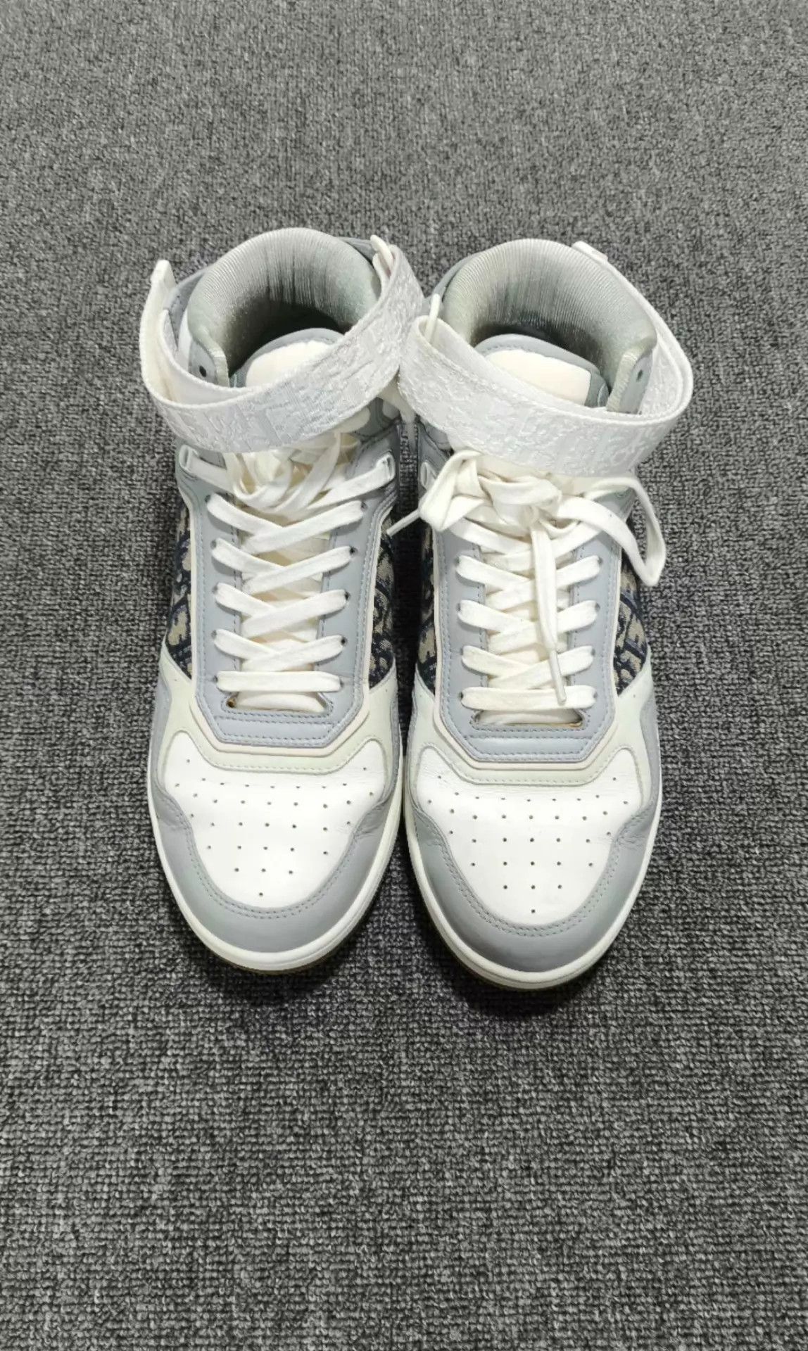 Dior Dior b27 high top velcro gray skate shoes 44 Size US 11 / EU 44 - 2 Thumbnail