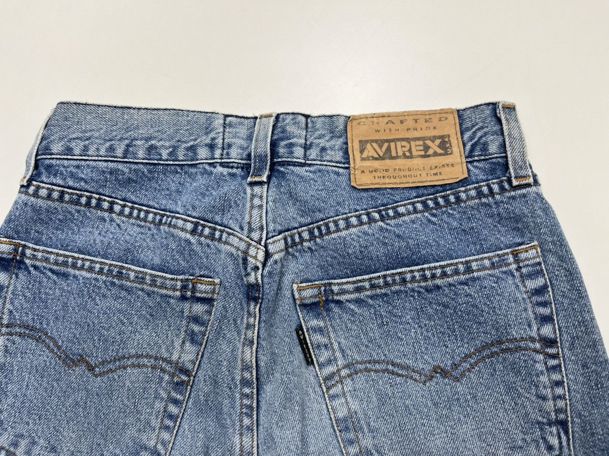 Avirex Avirex tight denim straight cut jeans lightcolored men jeans Size US 27 - 8 Thumbnail