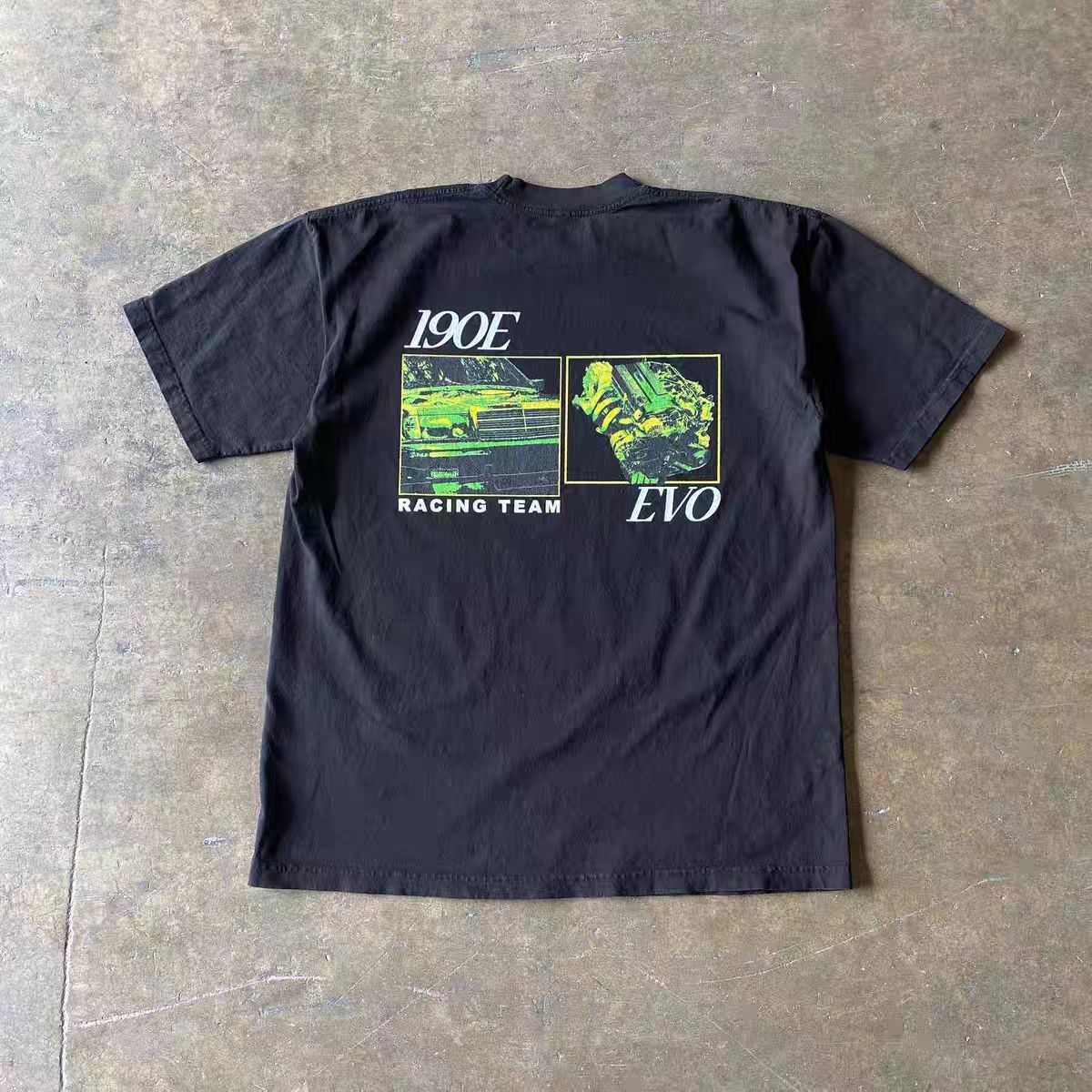 Japanese Brand × Vintage Black casual retro car print t-shirt Size US M / EU 48-50 / 2 - 1 Thumbnail