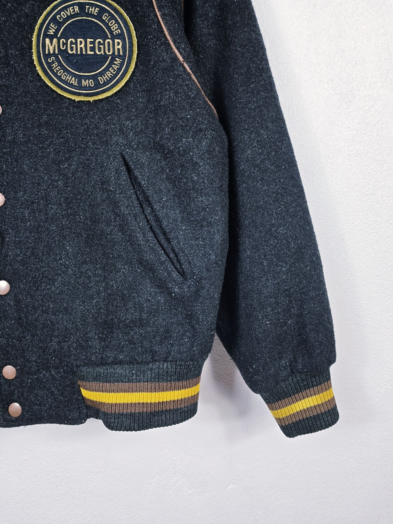 McGregor Vintage 90s McGregor Wool Letterman Varsity Bomber Jacket Size US M / EU 48-50 / 2 - 6 Thumbnail