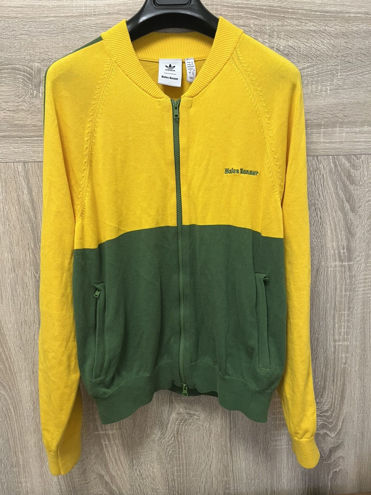 wales bonner adidas track jacket yellow