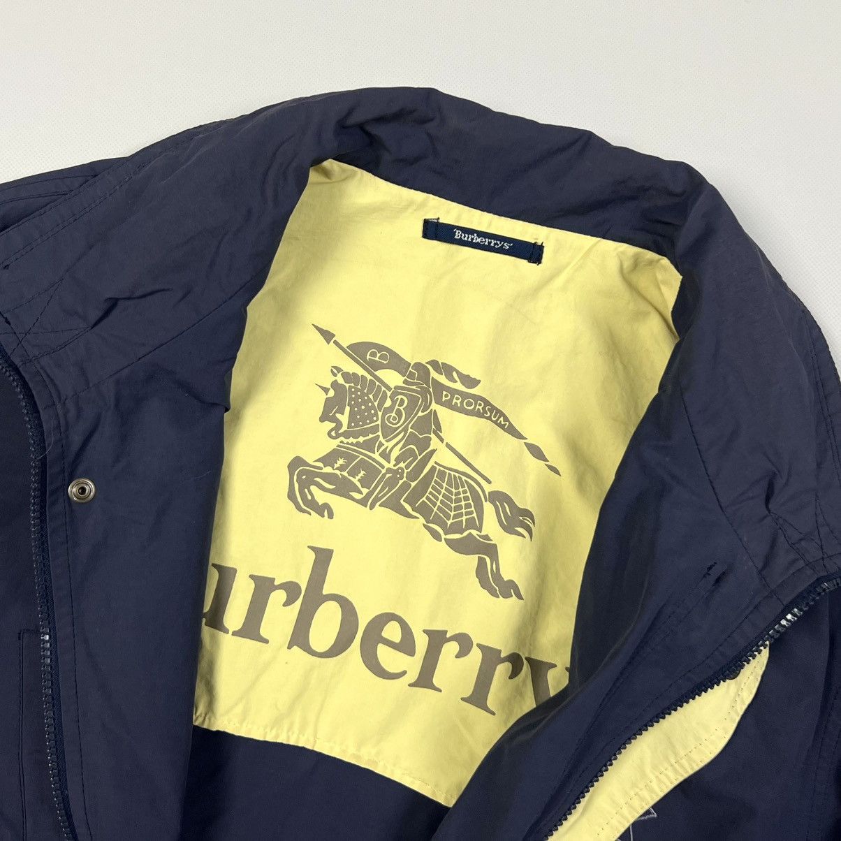 Burberry × Vintage Auth Vintage Burberrys Logo Cotton Jacket Men’s Size M-L Size US L / EU 52-54 / 3 - 15 Thumbnail
