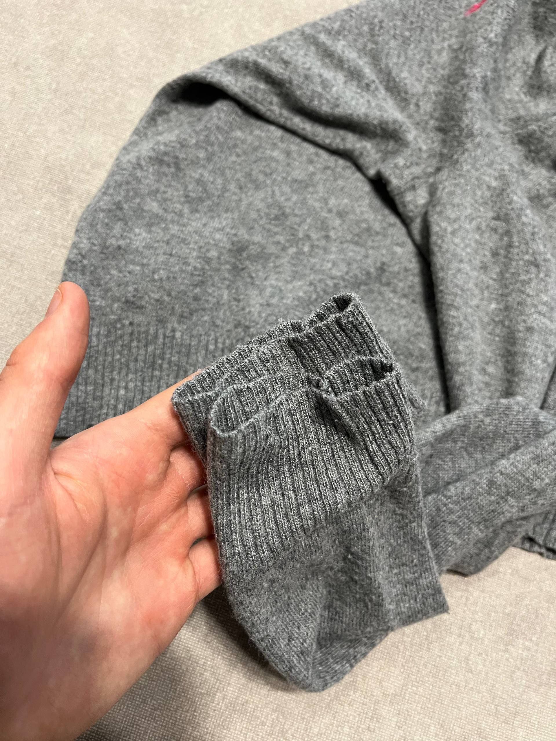 Polo Ralph Lauren Polo Ralph Lauren V - Neck Cable Knit Wool Sweater Women`s Size L / US 10 / IT 46 - 10 Thumbnail