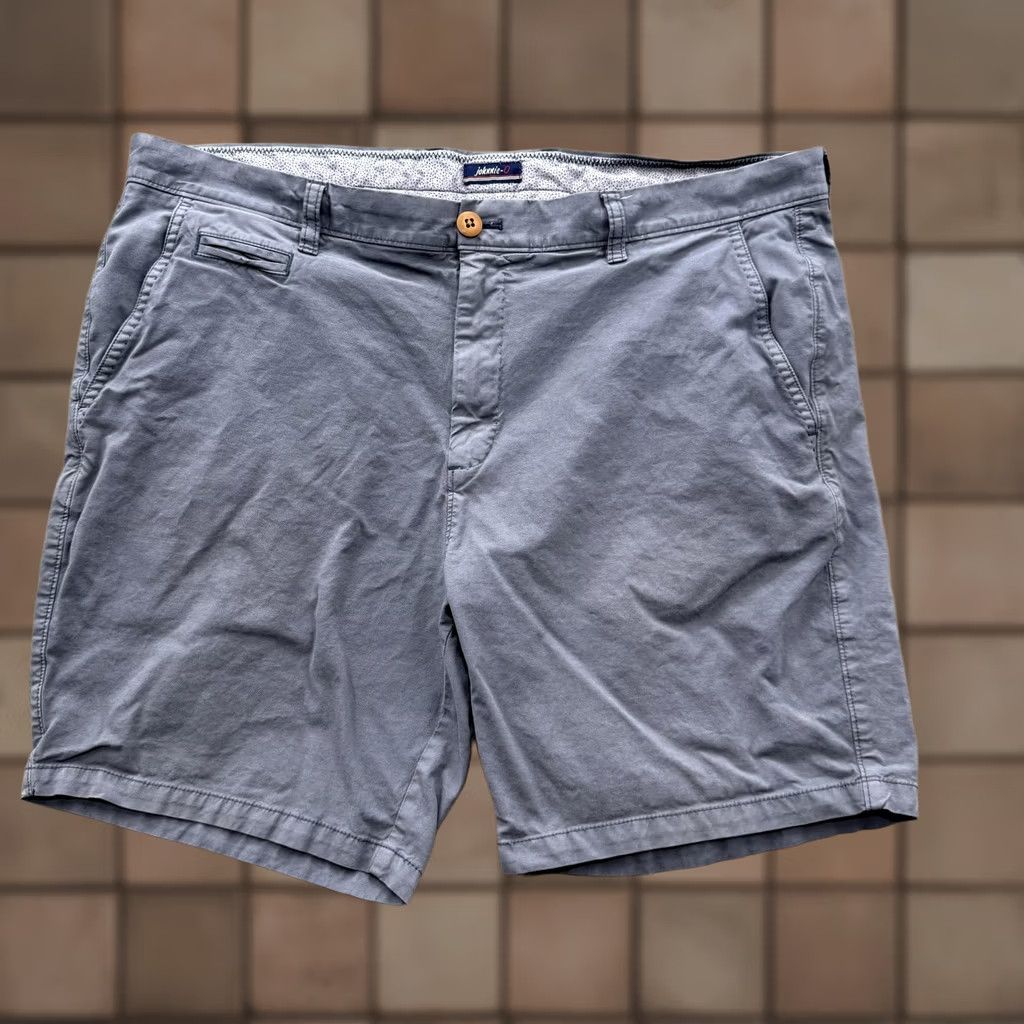 johnnie-O johnnie-O Shorts Mens 38 Blue Chino Stretch 8 Inseam Casual Cotton Summer Size US 38 / EU 54 - 1 Thumbnail