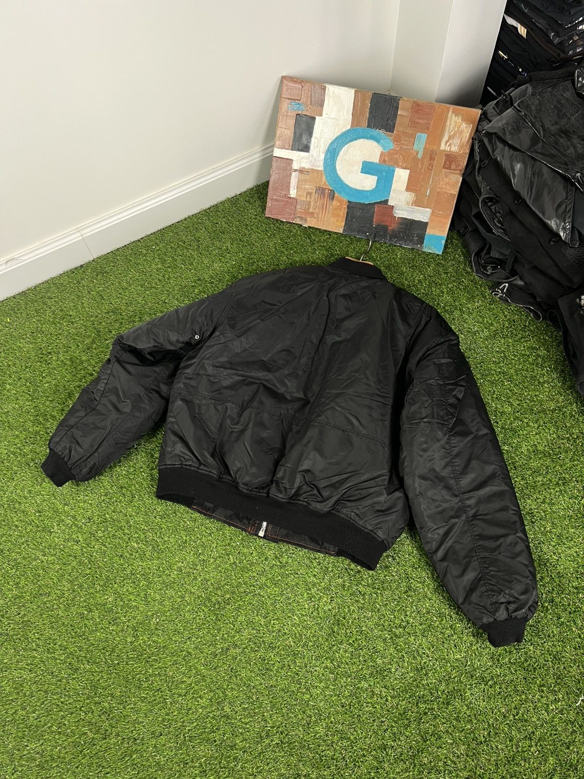 Alpha Industries Vintage MA1 Bomber Jacket Flyer Military Alpha Industries Size US XL / EU 56 / 4 - 8 Thumbnail