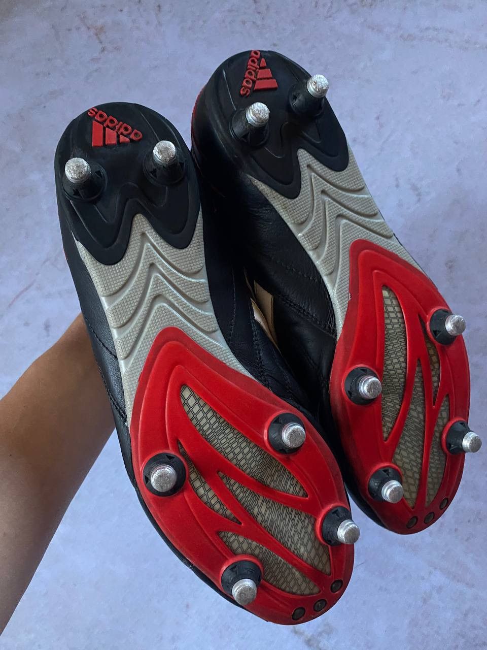 Adidas Vintage 90s Rare Adidas Soccer Cleats Shoes Size US 9 / EU 42 - 5 Thumbnail