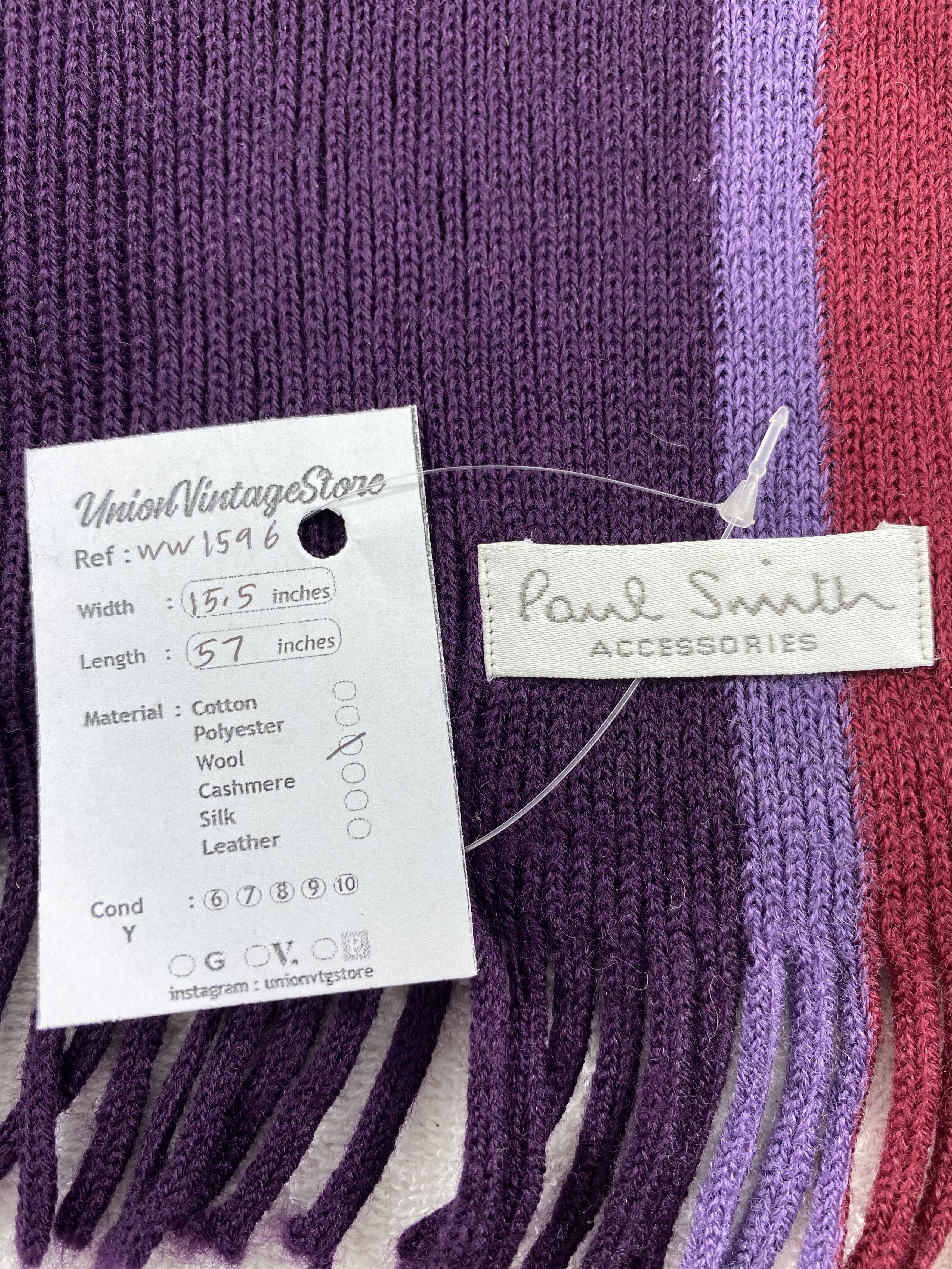 Paul Smith Paul Smith Scarf / Muffler / Neckwear - WW1596 Size ONE SIZE - 6 Thumbnail