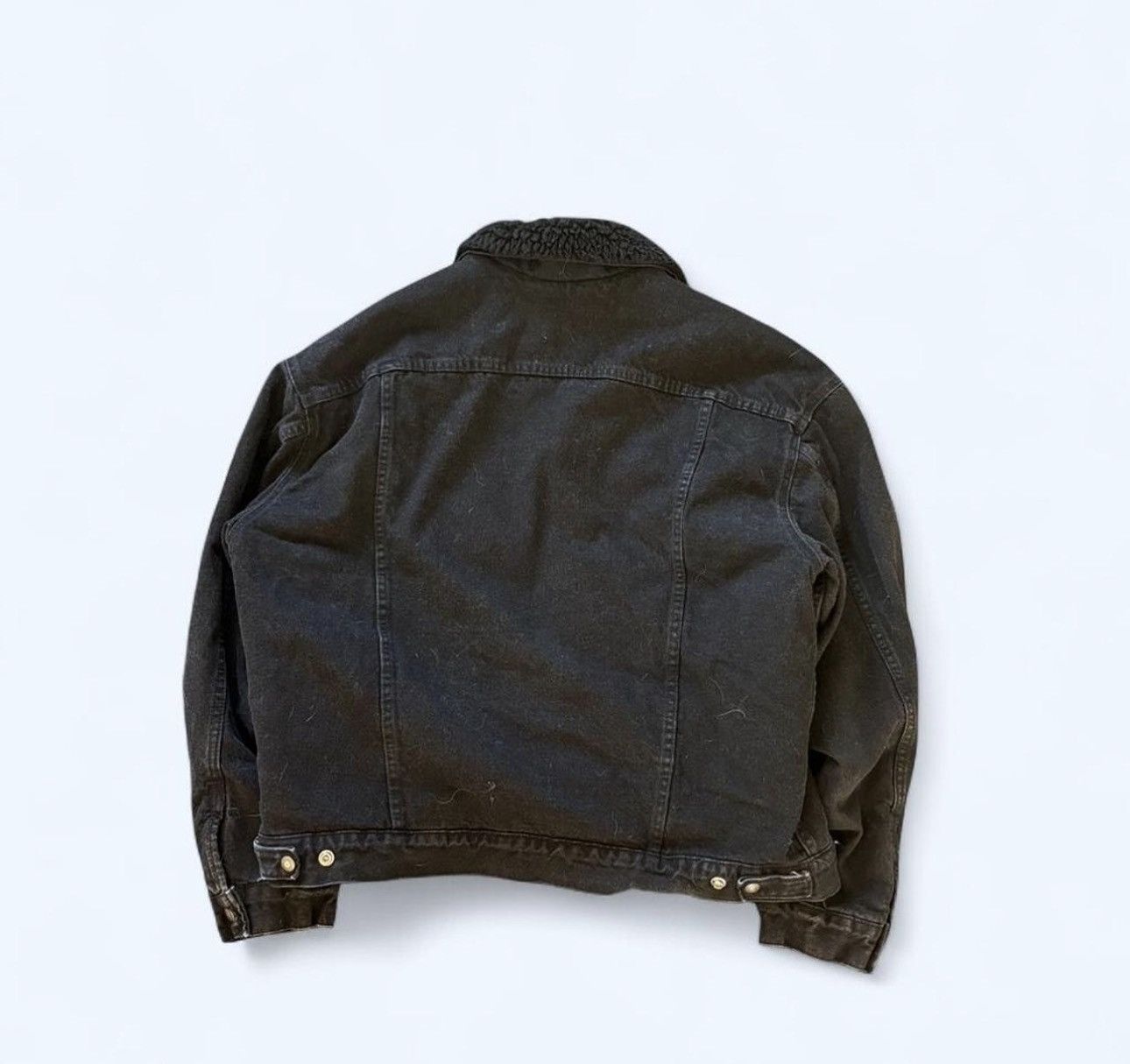 Levi's Rare Vintage 80s levis denim jacket with sherpa Size US XL / EU 56 / 4 - 2 Thumbnail