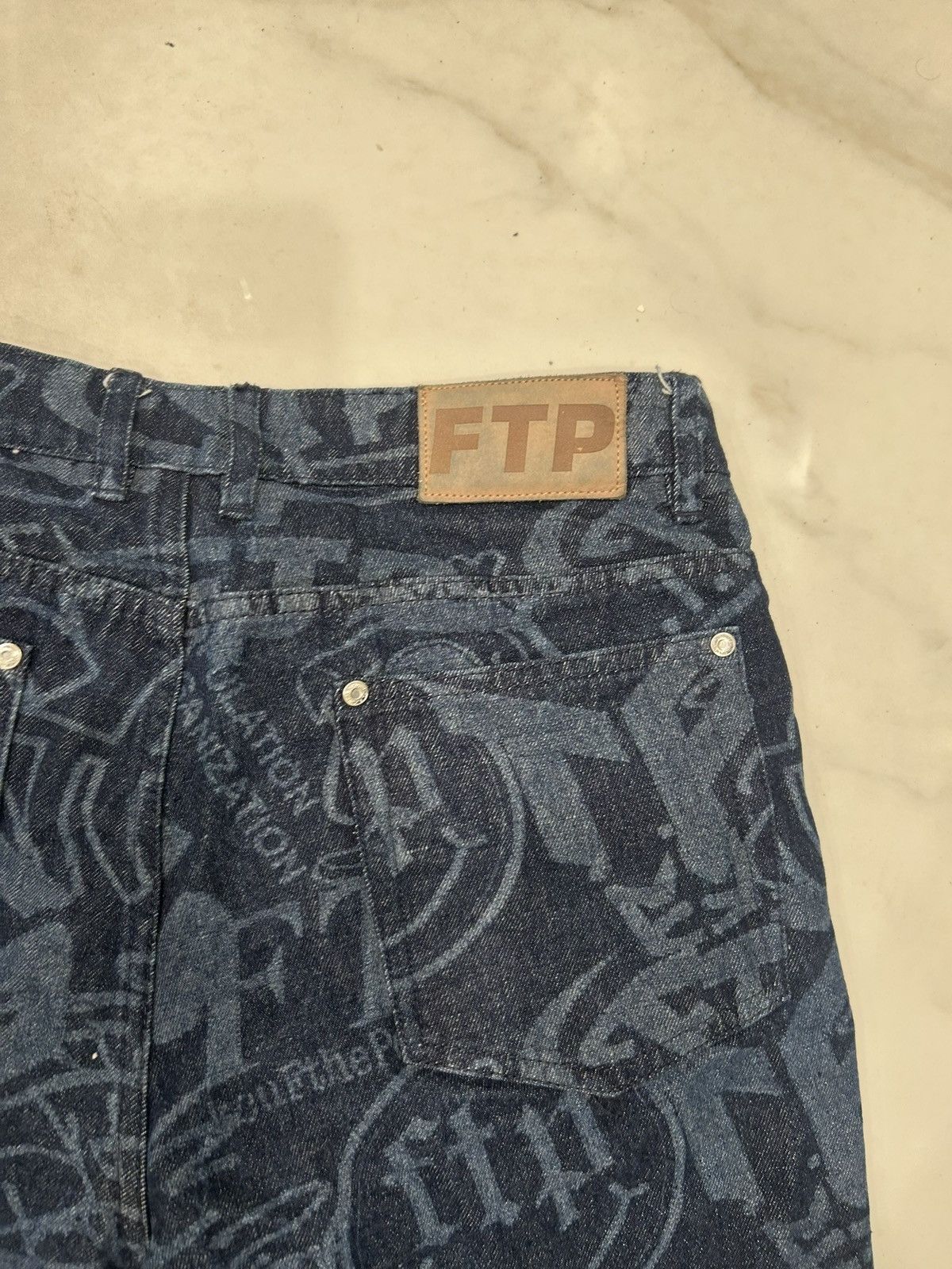 Fuck The Population FTP Archive Denim Pant Size 32 SS24 Indigo Size US 32 / EU 48 - 8 Thumbnail
