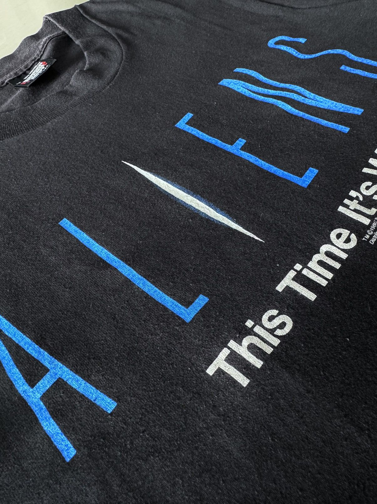 Vintage 1986 ALIENS This Time It’s War 80s Screen Stars Best Shirt Size US M / EU 48-50 / 2 - 7 Thumbnail