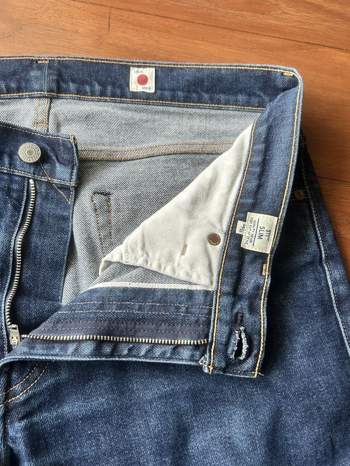 Levi's Levis Blue Tab 511 Selvedge Denim size 34 Size US 34 / EU 50 - 6 Thumbnail