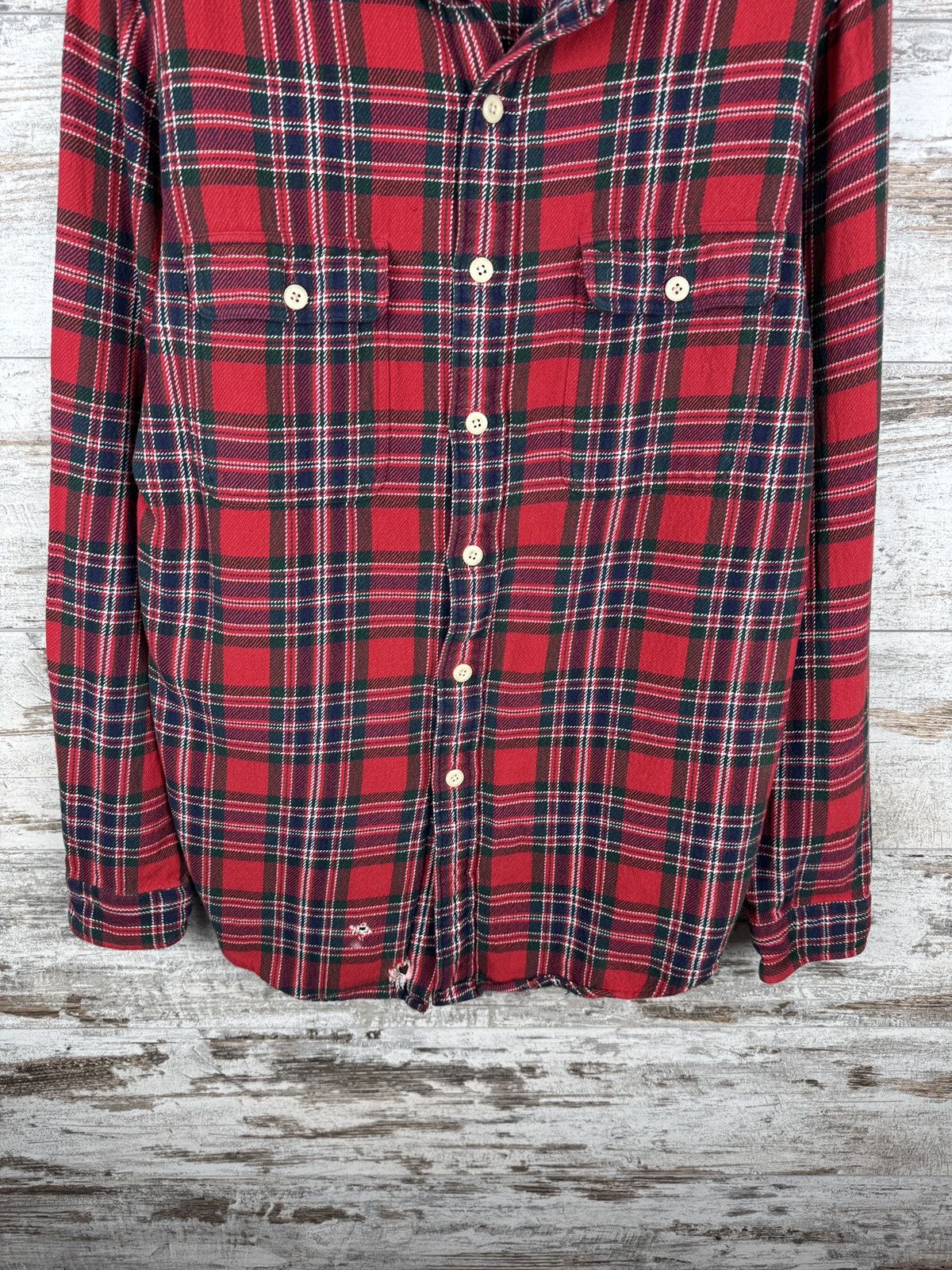 Polo Ralph Lauren Mens Vintage distressed Polo Ralph Lauren flannel shirts Size US M / EU 48-50 / 2 - 3 Thumbnail