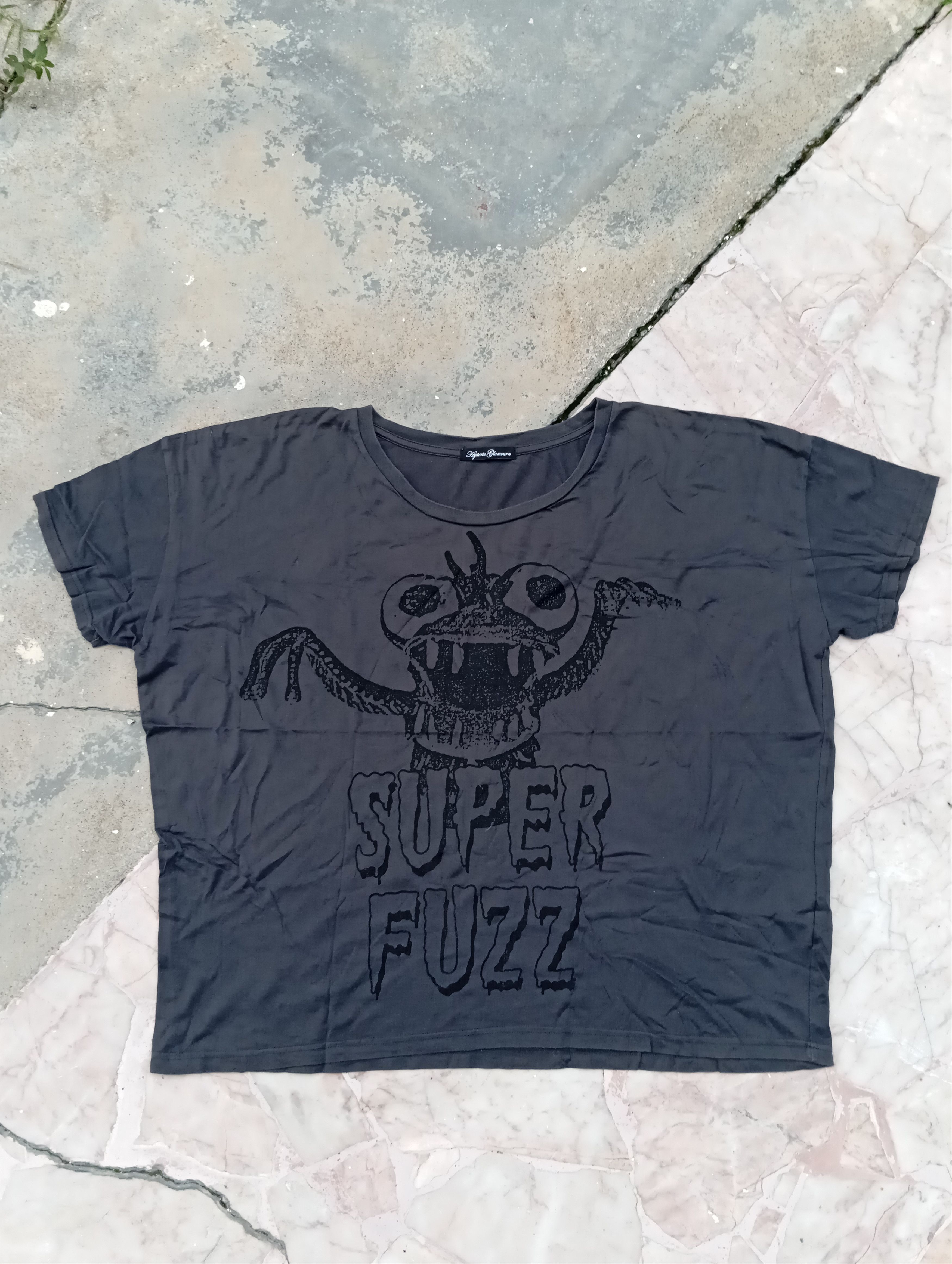 Hysteric Glamour × Japanese Brand × Vintage Vtg Hysteric Glamour Superfuzz front hit tee Size L / US 10 / IT 46 - 1 Thumbnail
