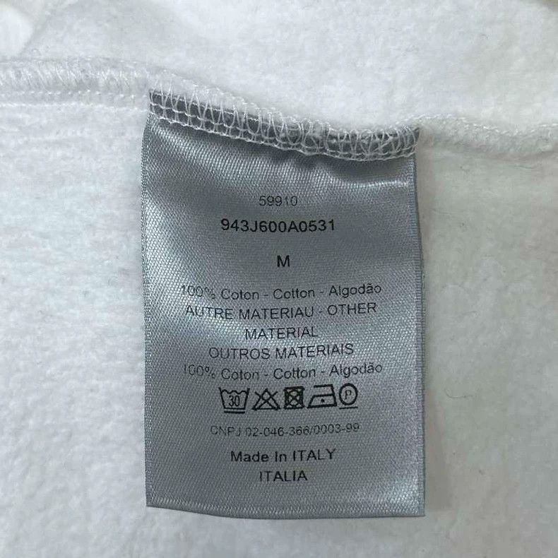 Dior Dior Embroidered white hoodie 2506-Nextarrow Size US M / EU 48-50 / 2 - 6 Thumbnail