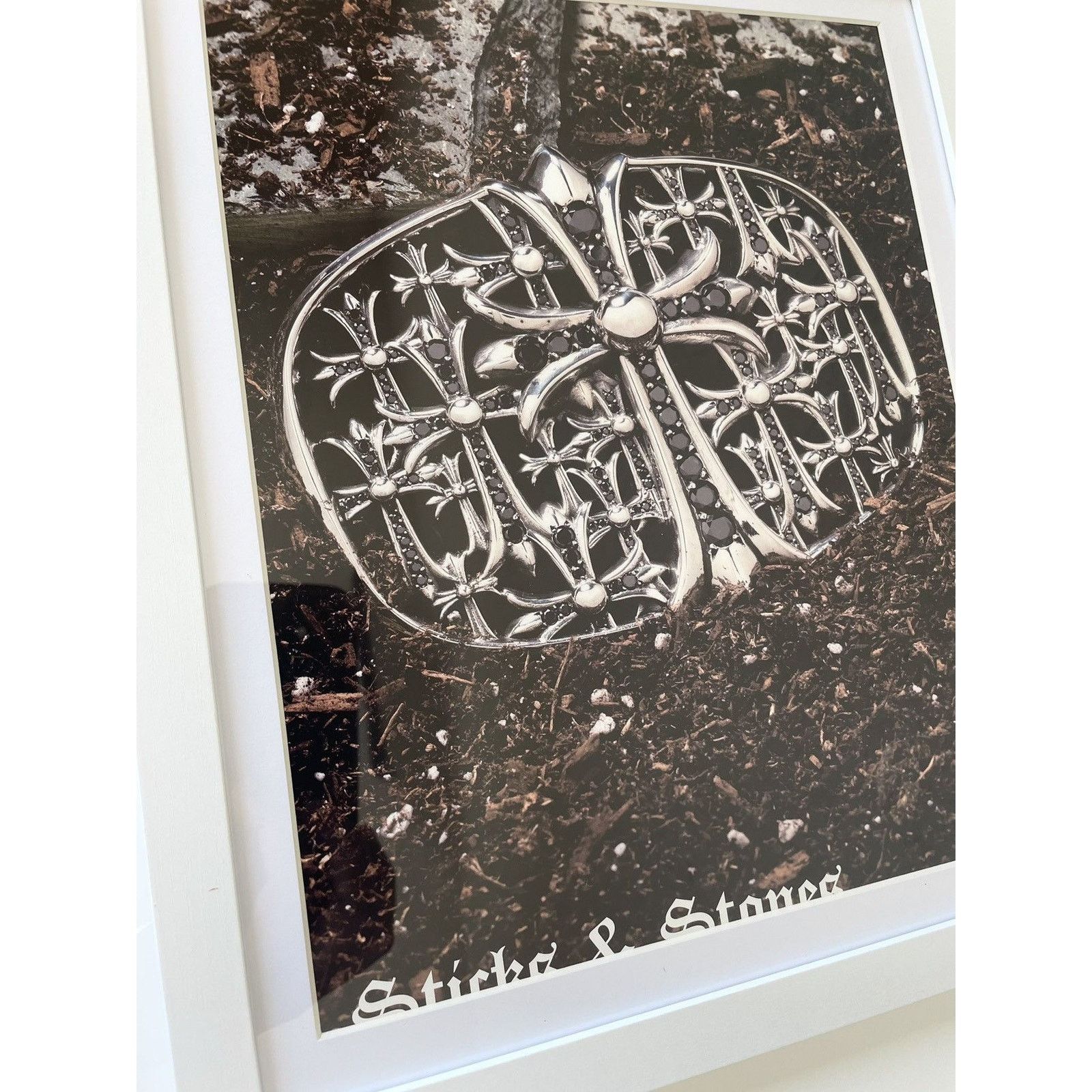 Chrome Hearts Chrome Hearts Silver buckle photo 11x14 Framed poster Size ONE SIZE - 2 Thumbnail