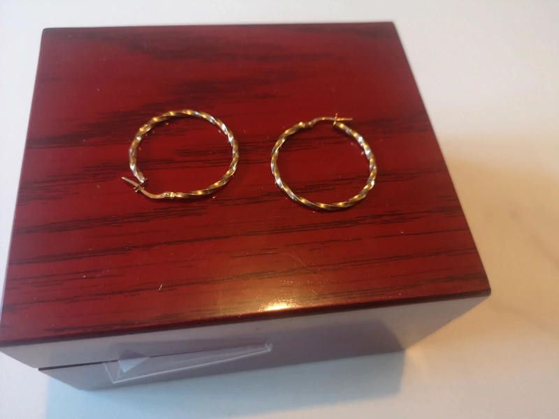 Designer 9ct gold yellow women's earring Size ONE SIZE - 5 Thumbnail