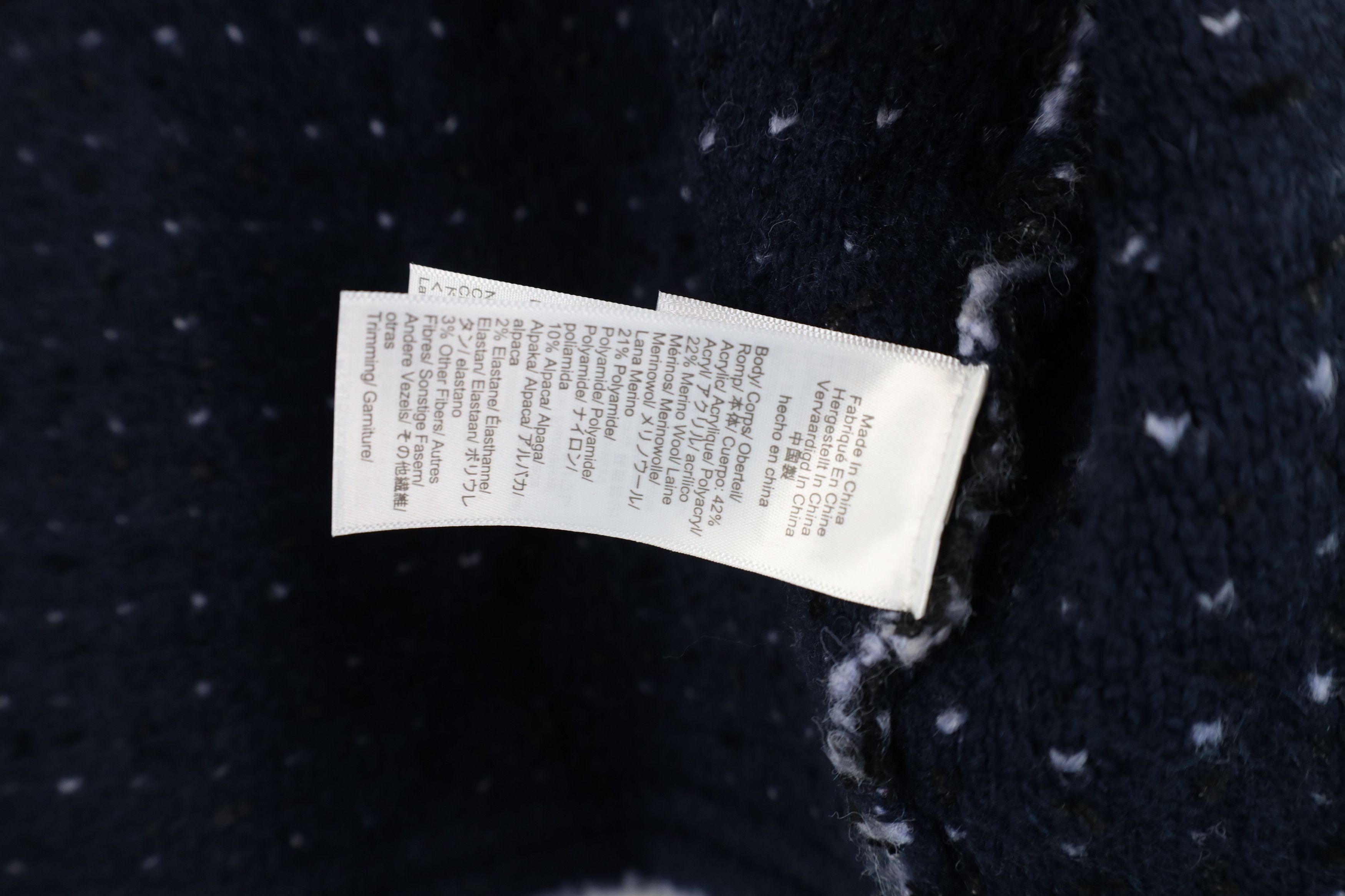 J.Crew J Crew Marled Yarn Wool Alpaca Lady Jacket Striped Blue Size M / US 6-8 / IT 42-44 - 11 Thumbnail