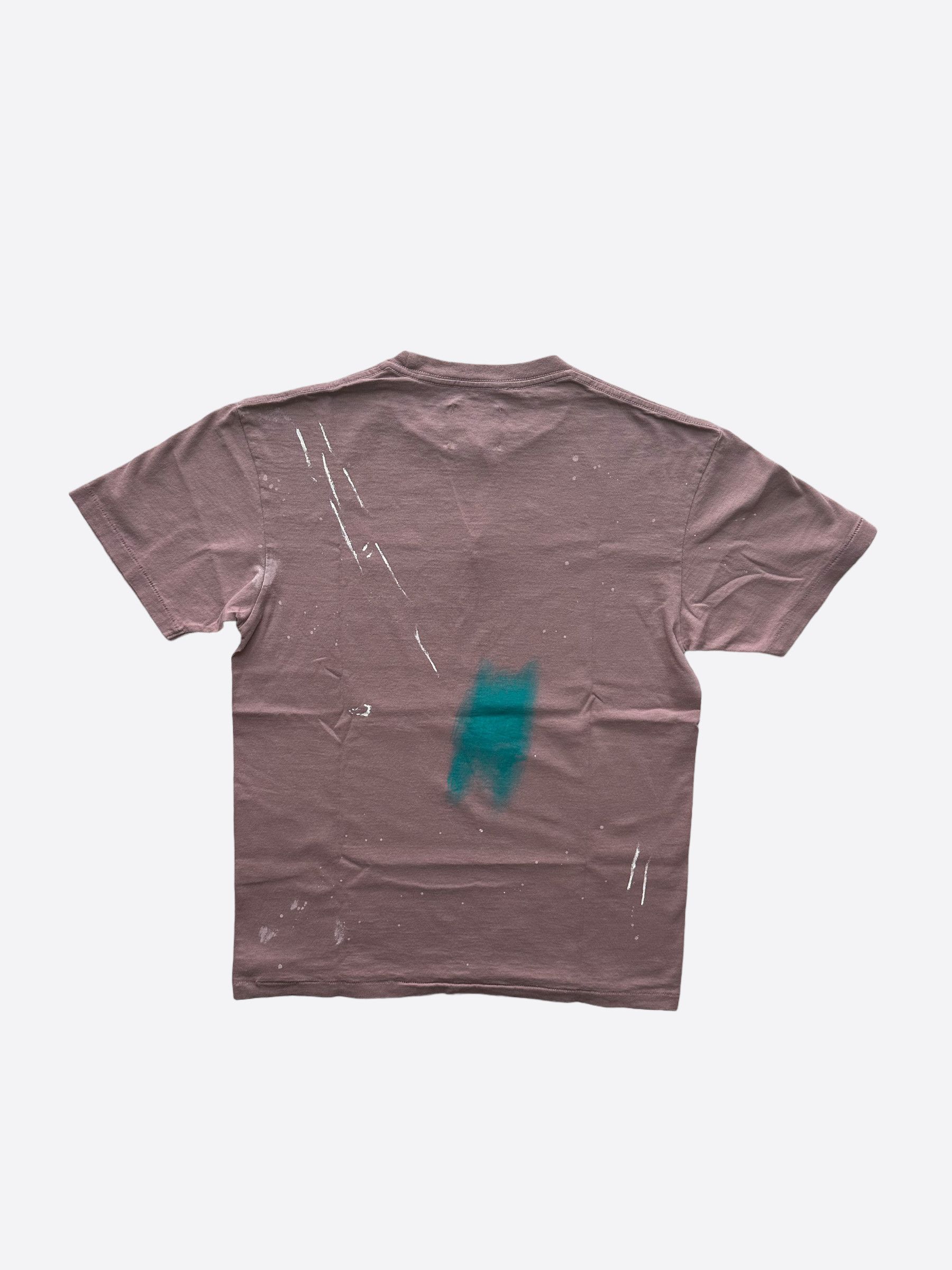 Gallery Dept. Gallery Dept Dusty Pink Psychology Ed Paint Splatter T-Shirt Size US XS / EU 42 / 0 - 2 Thumbnail