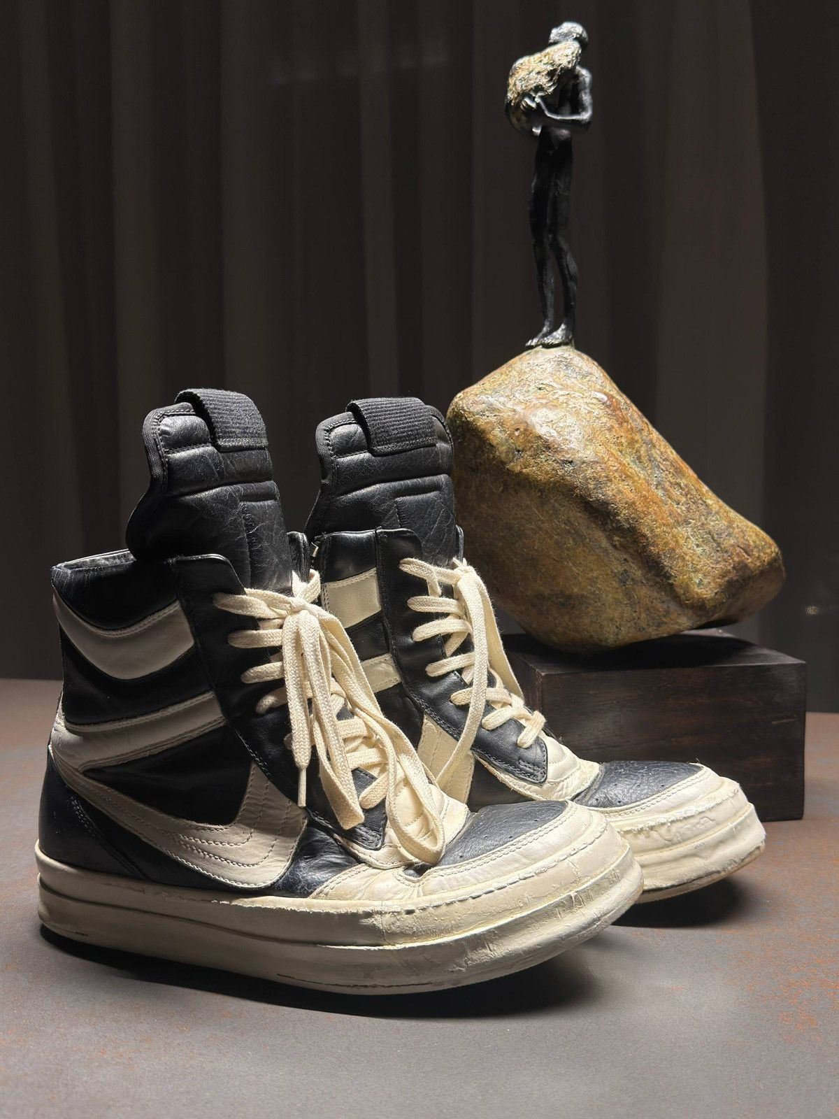 Rick Owens Rick owens geobasket dunk Size US 8 / EU 41 - 1 Thumbnail