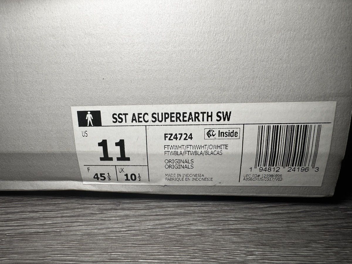Adidas Sean Wotherspoon X Superstar Super Earth White Size US 11 / EU 44 - 7 Thumbnail