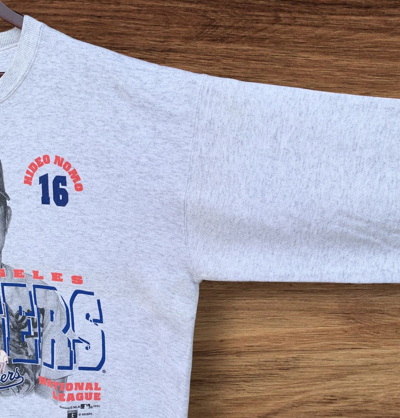 MLB × Nutmeg × Vintage Vintage 1990s Nutmeg MLB Dodgers Hideo Nomo Baseball Size US XL / EU 56 / 4 - 3 Thumbnail