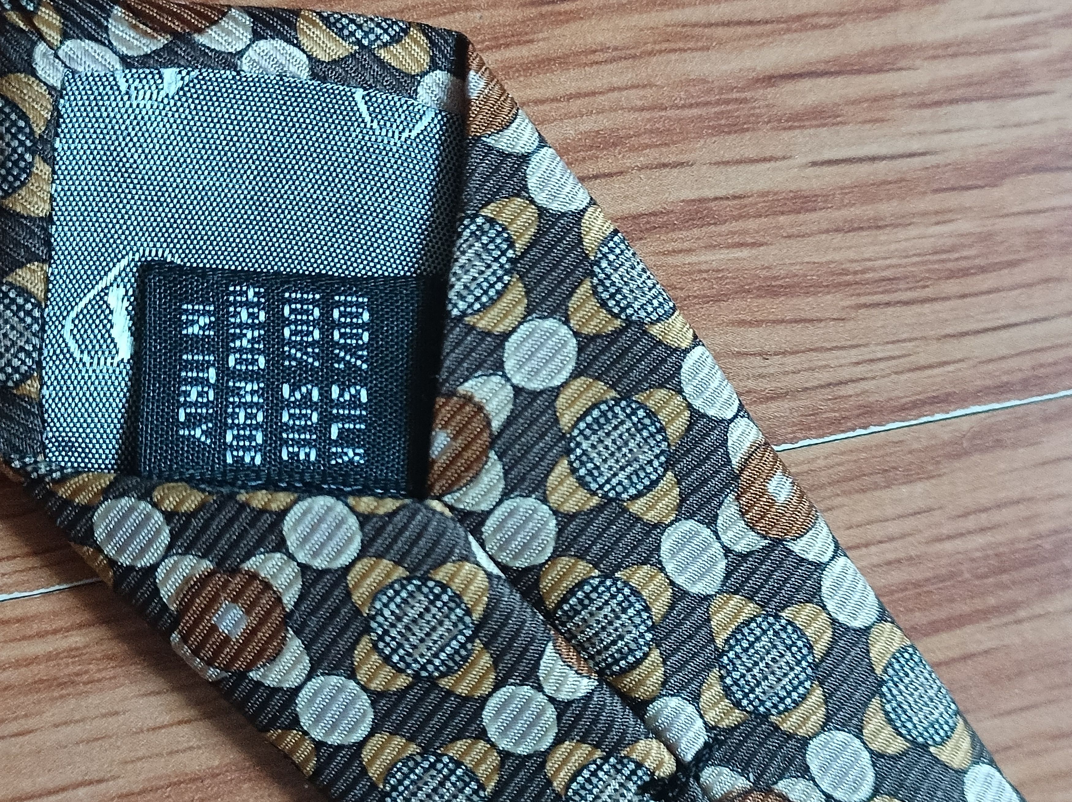 Valentino VALENTINO Cravatte Abstract Print Silk Mens Tie Size ONE SIZE - 10 Thumbnail